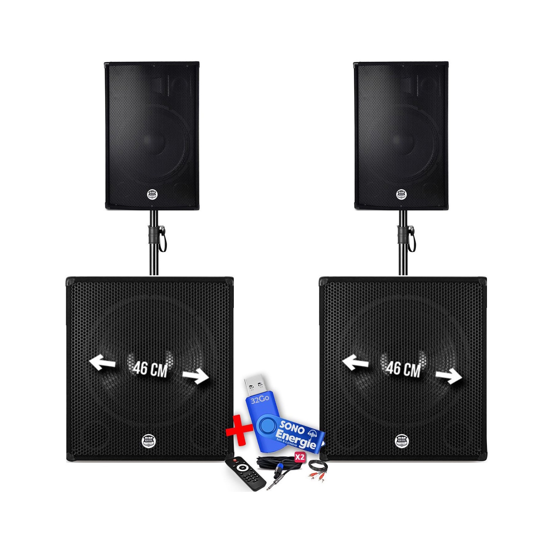 Pack sono BM SONIC Pack sonorisation - BM SONIC BMS-181815