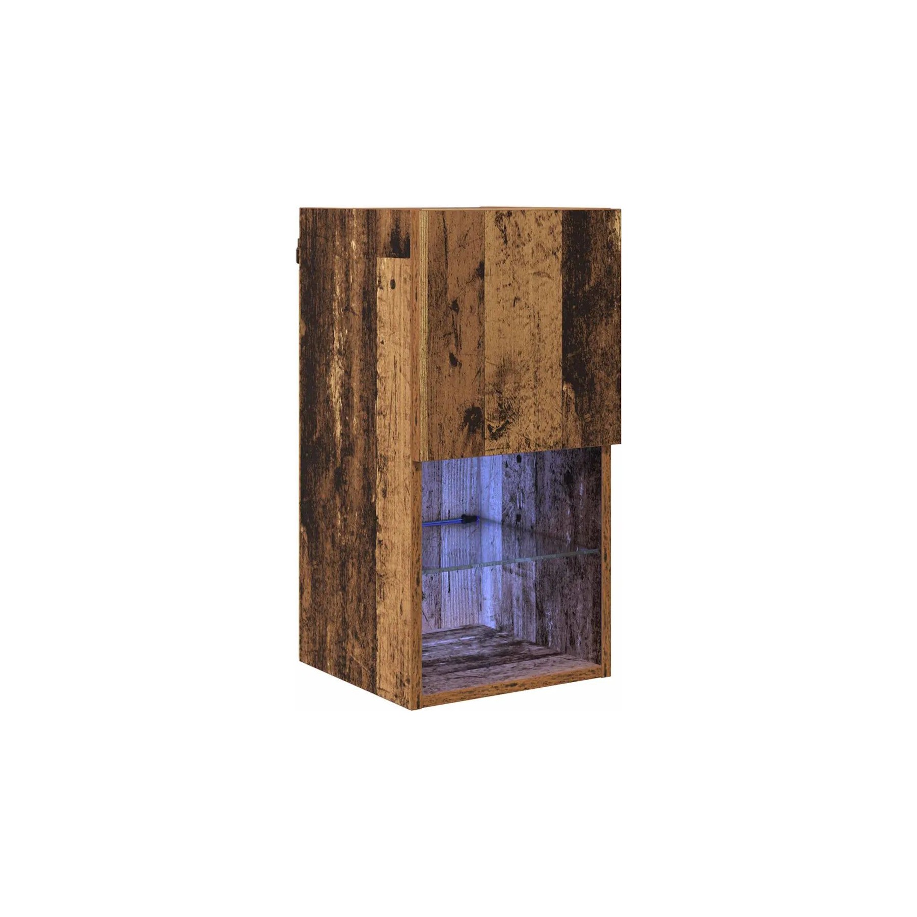 Meuble TV HELLOSHOP26 Meuble TV mural rectangulaire moderne av