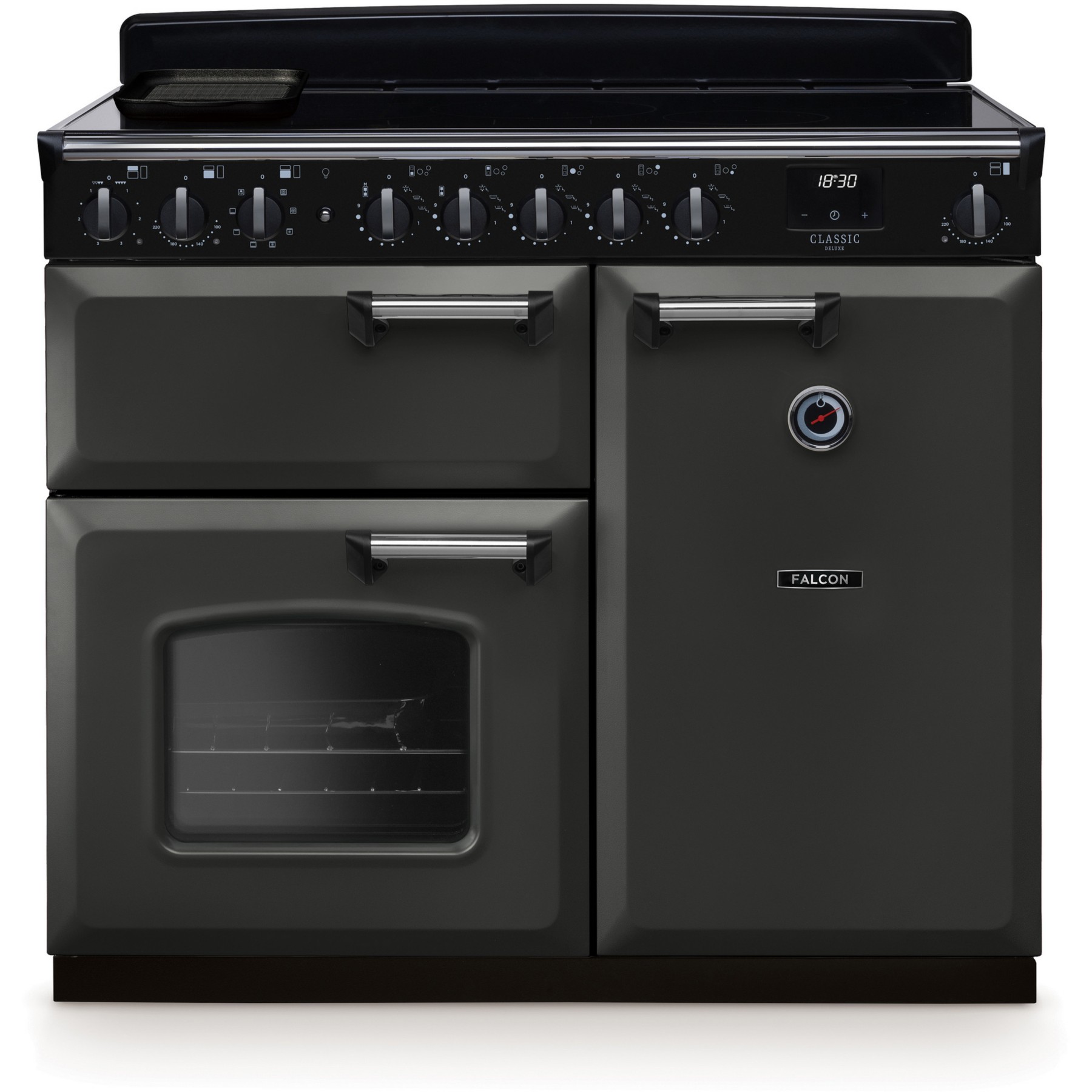 Piano de cuisson induction FALCON NGC TAB IND 100 CM ARDOISE CHROME