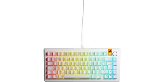 Clavier gamer GLORIOUS GMMK 3 HE 75 Blanc