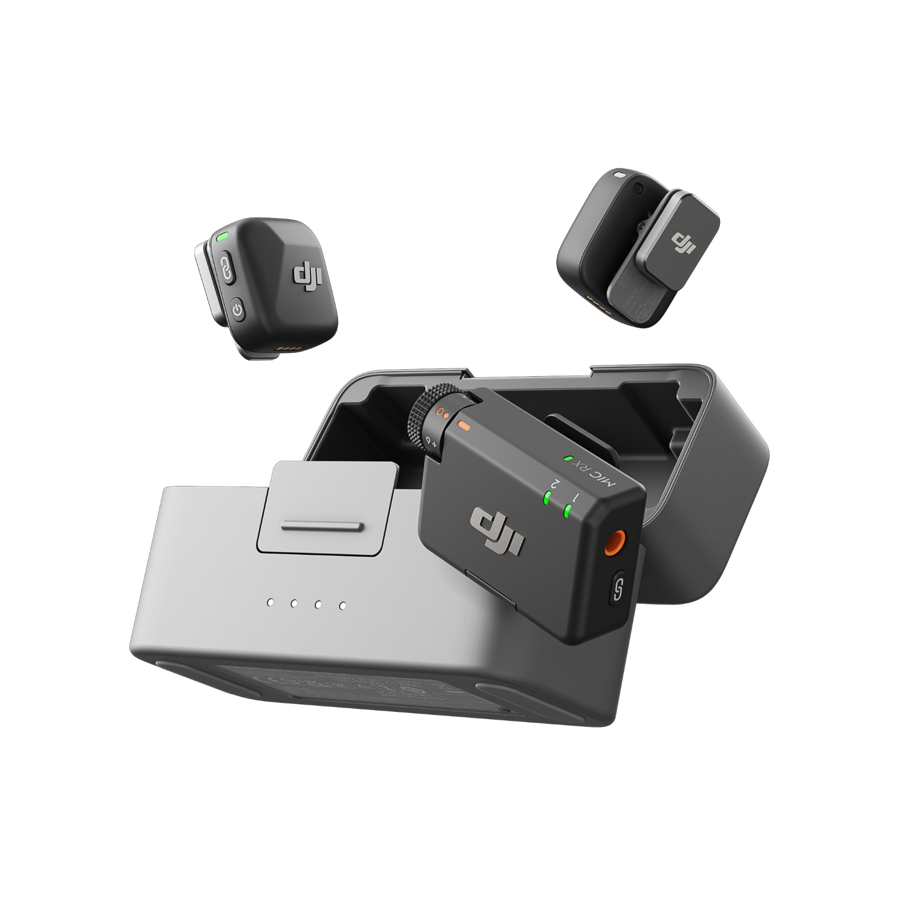 Micro cravate sans fil DJI Mic Mini (2 TX + 1 RX + Charging Case)