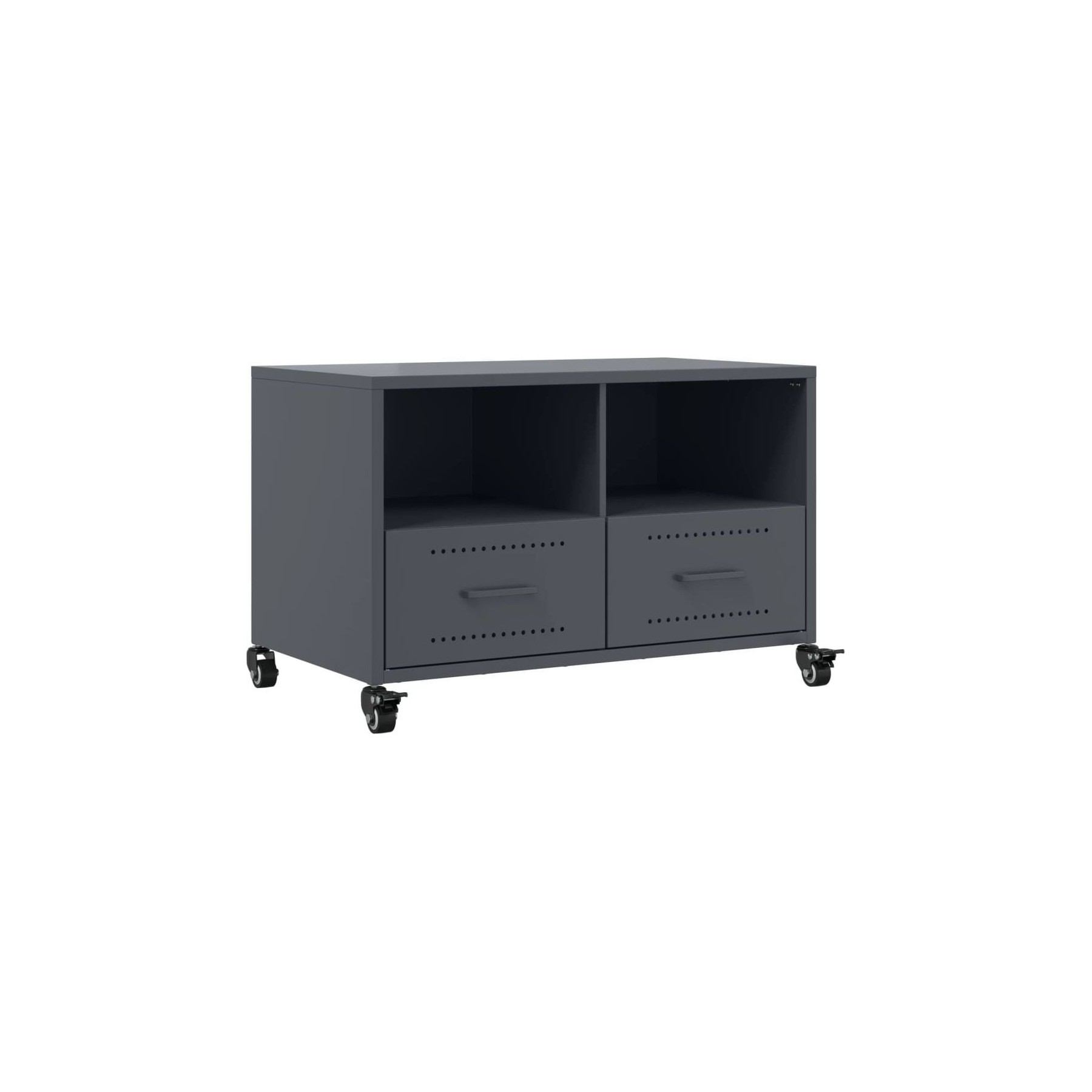 Meuble TV HELLOSHOP26 Meuble TV multimédia étagère télévision