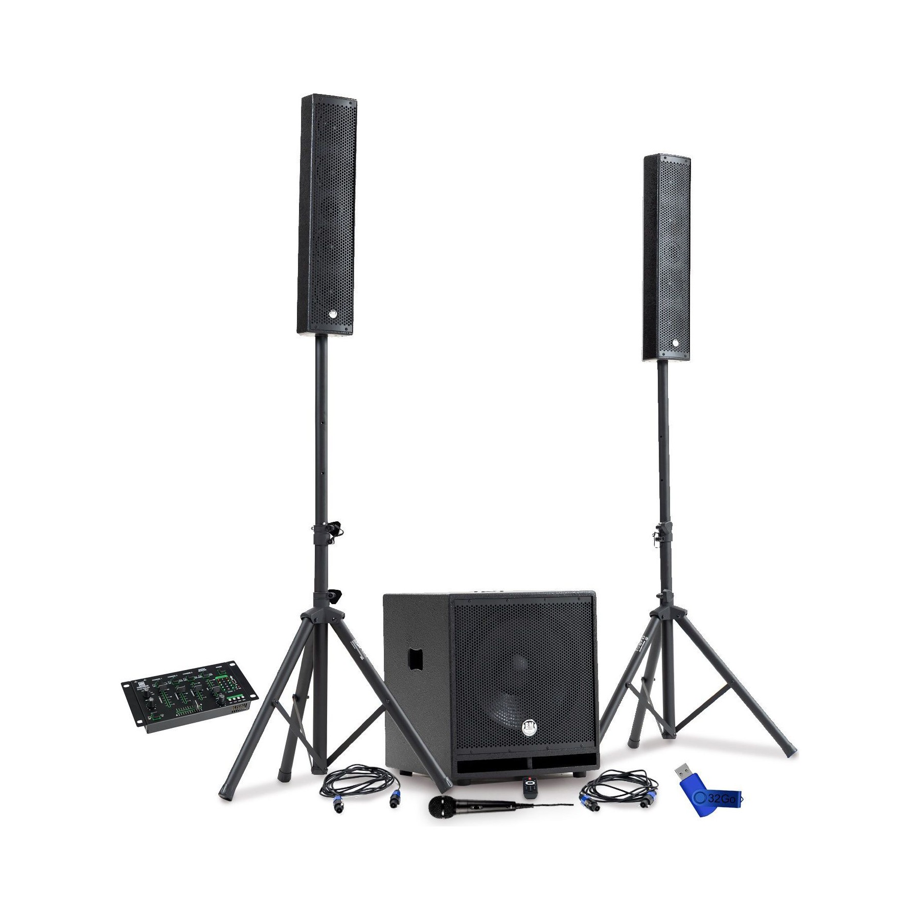 Pack sono BM SONIC Pack Sonorisation DJ complet BM SONIC BM