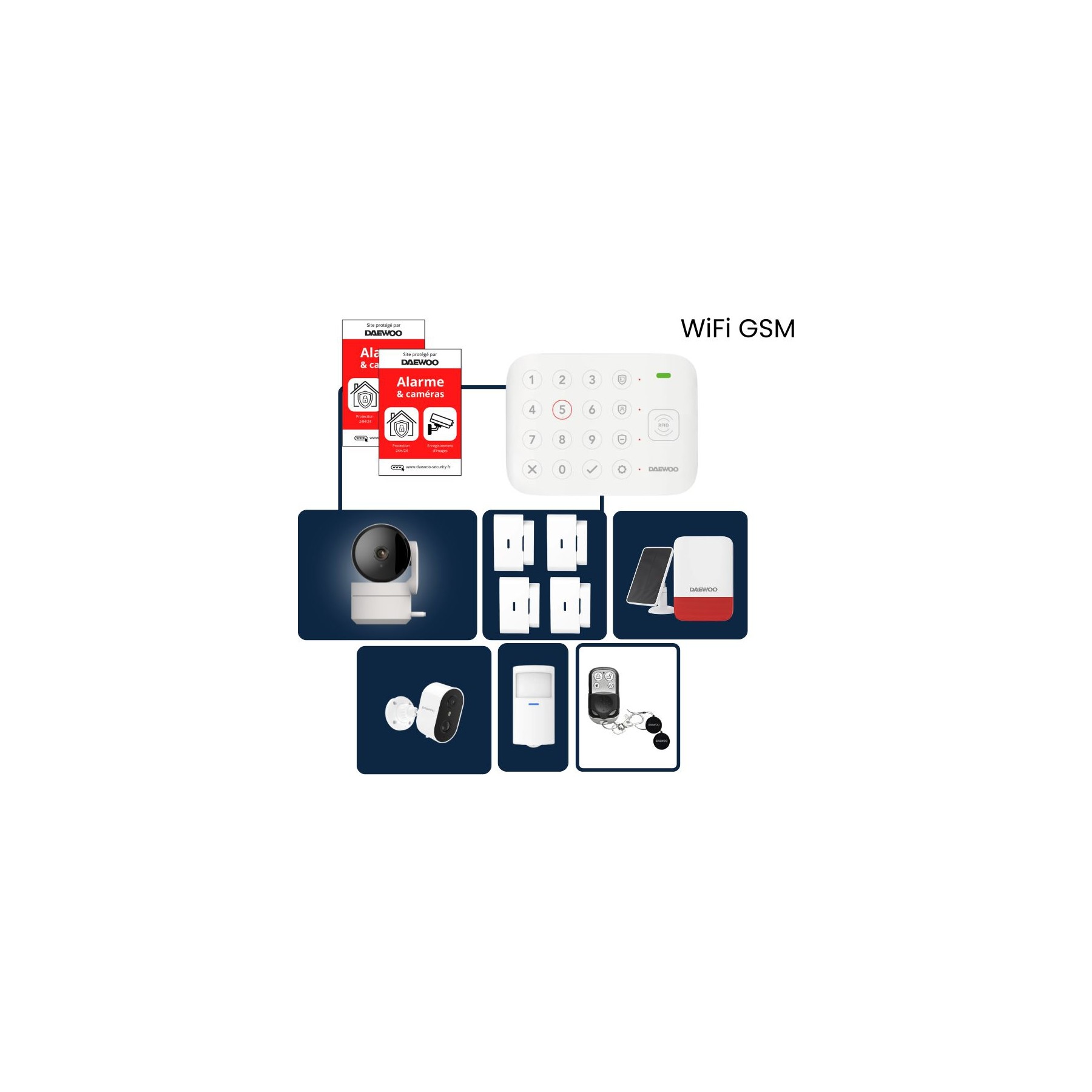 Alarme maison DAEWOO VIG502+