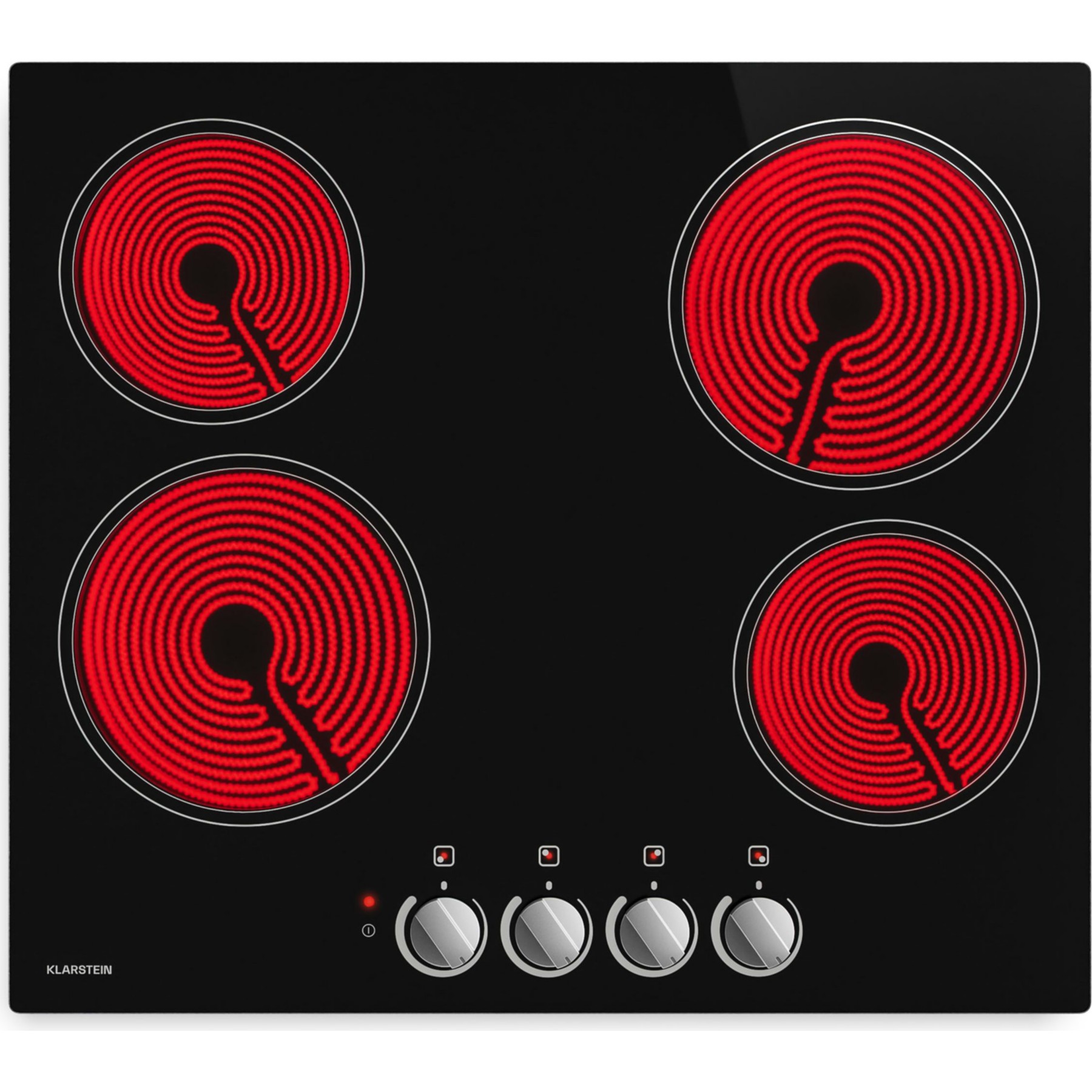 Plaque vitrocéramique KLARSTEIN EasyCook vitrocéramique 4 zones 6000W
