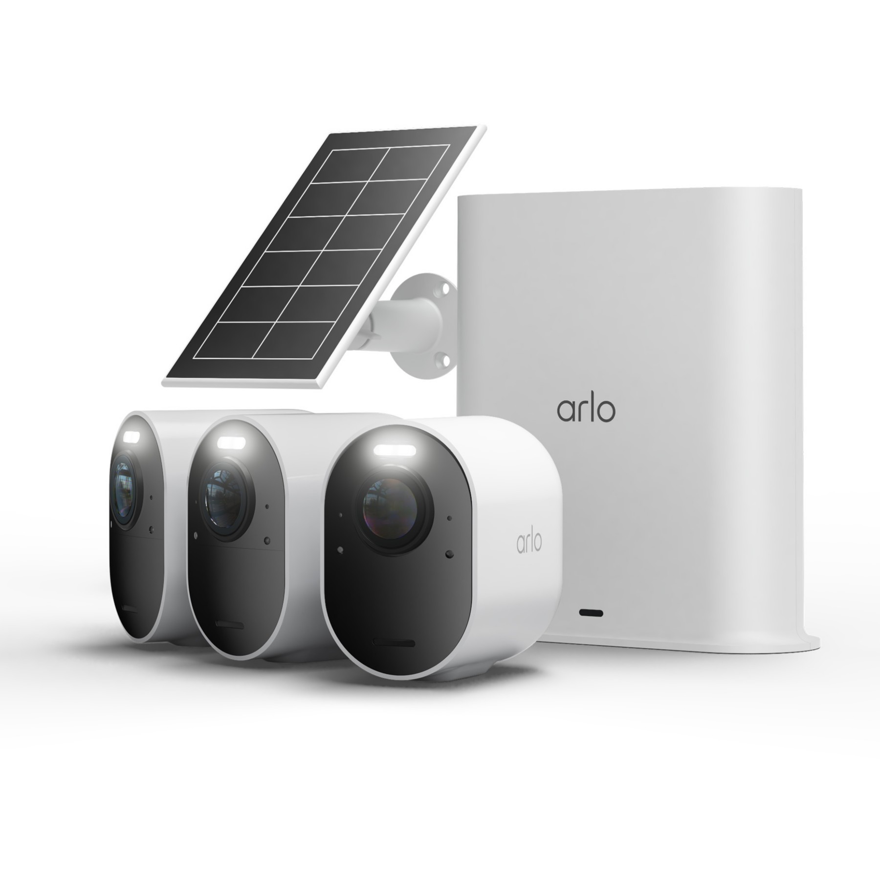 Caméra de surveillance ARLO Pack 3cam.ext. 4K Ultra3+panneau solaire