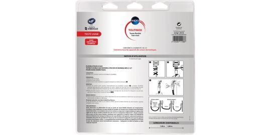 Tuyaux gaz WPRO TNE150 gaz naturel 1.50m illimité