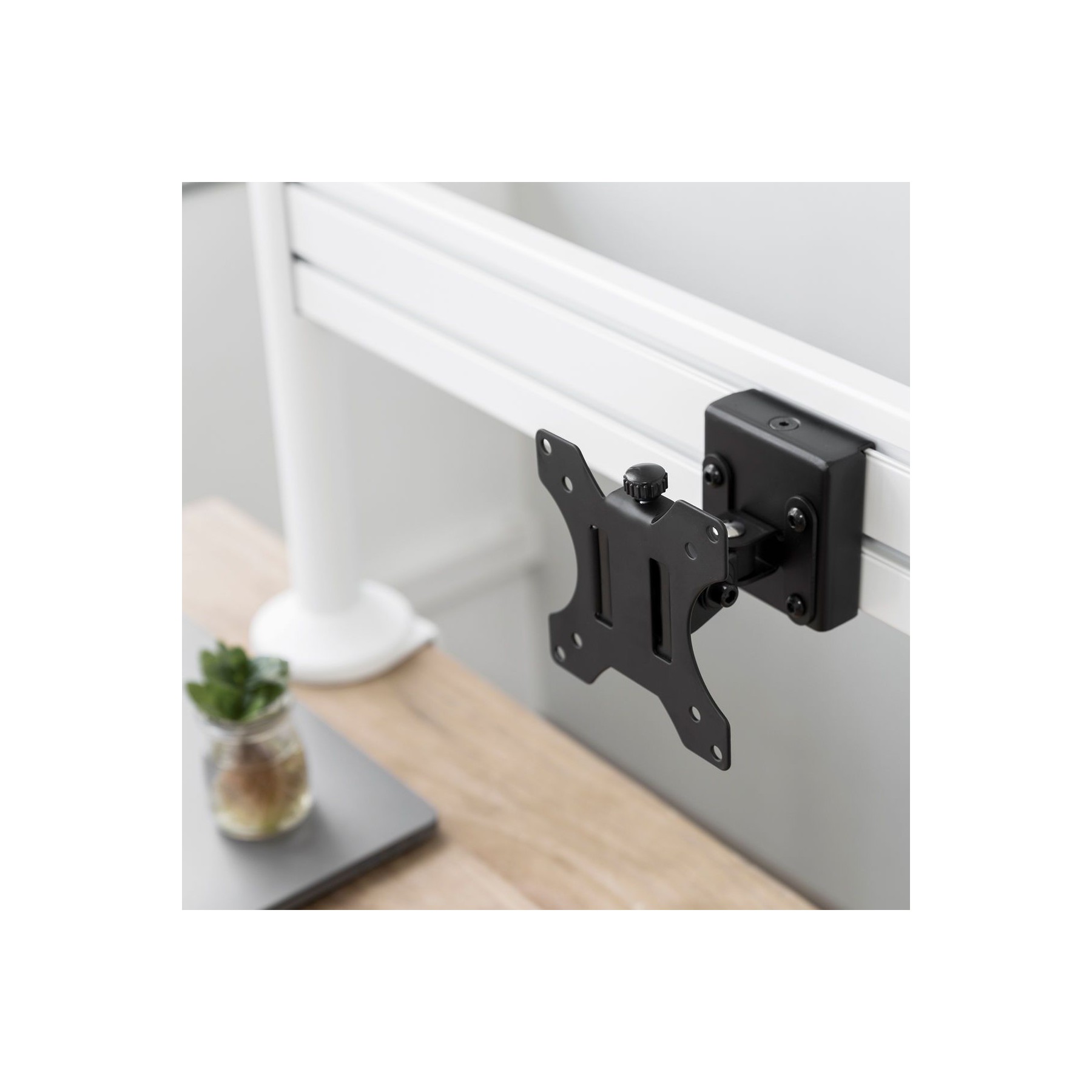 Rail de fixation KIMEX Kit Rail de fixation Slatwall + support