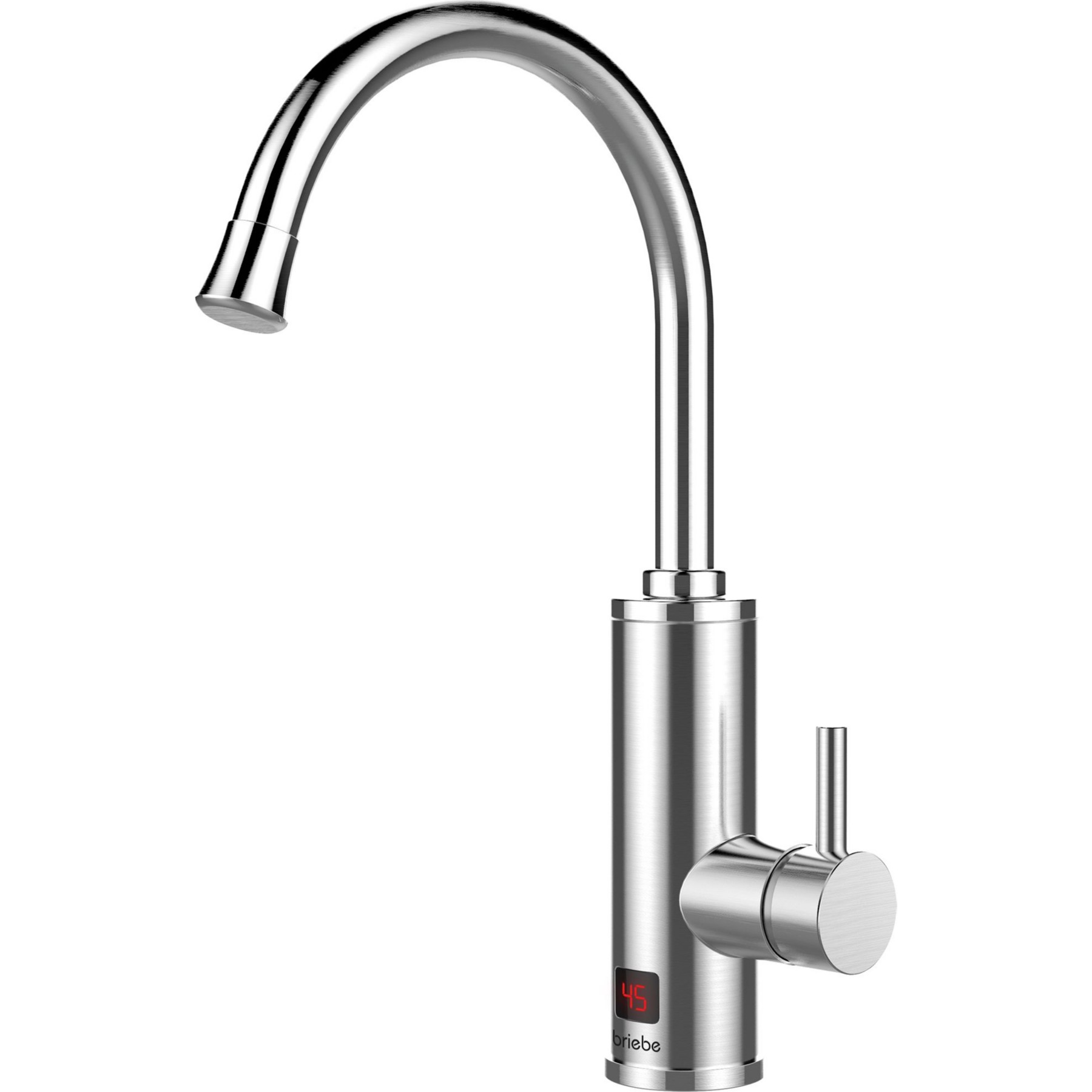 Robinet thermostatique BRIEBE Instantané Poser, Eau Chaude Inox IH1205