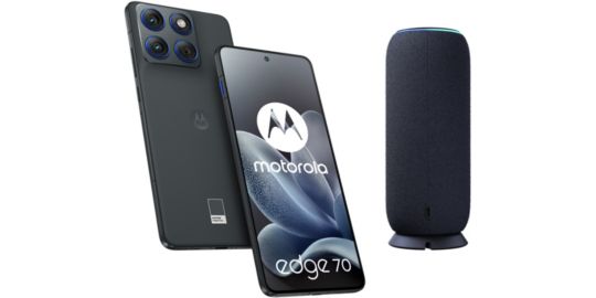 Smartphone MOTOROLA Pack Edge70 5G 512Go Gris + Enceinte Sound Flow