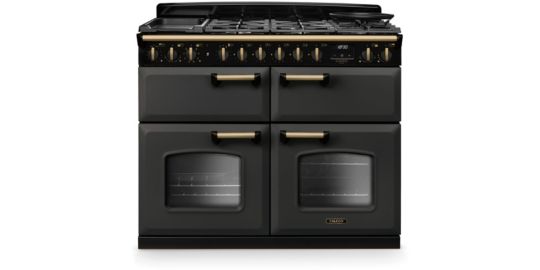 Piano de cuisson mixte FALCON NGC TAB MIX 110 CM ARDOISE LAITON ANTIQU