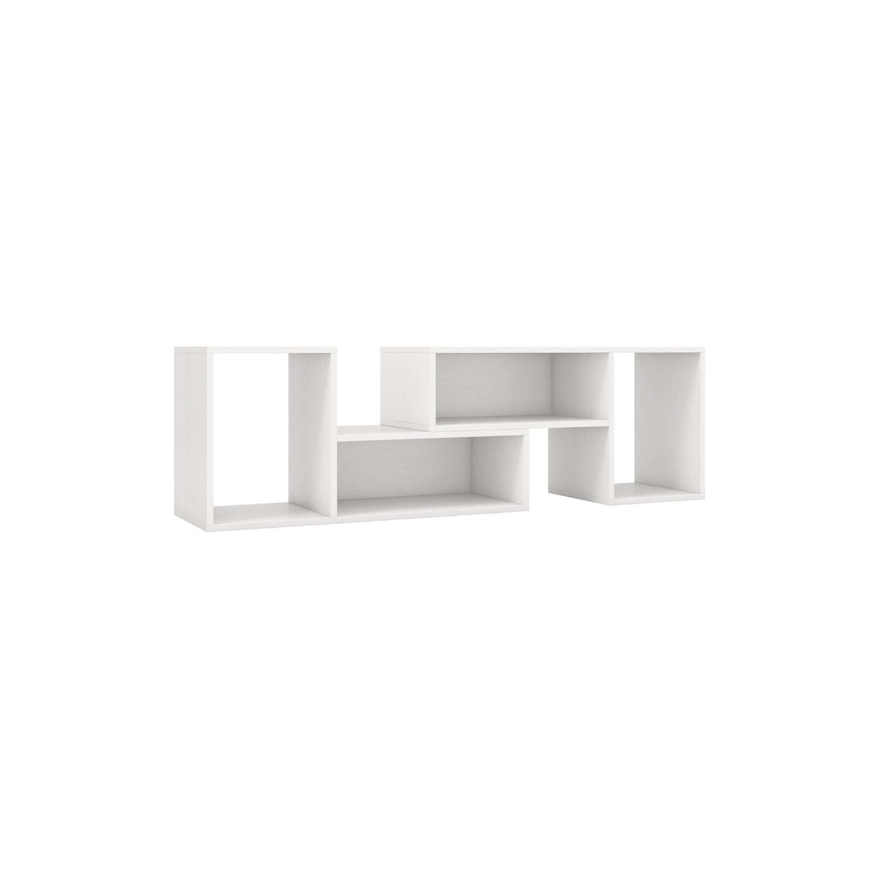 Meuble TV HELLOSHOP26 Meuble TV console avec étagères modulab