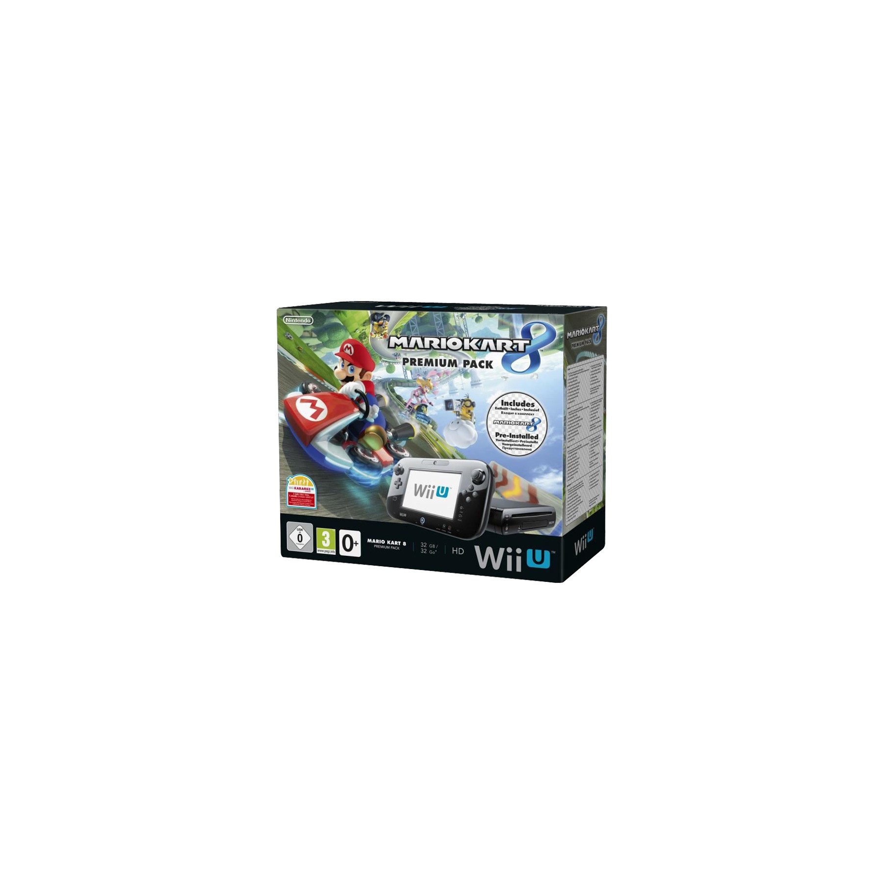 Console Wii U NINTENDO Wii U 32Go Mario Kart 8 pré-installé Reconditionné
