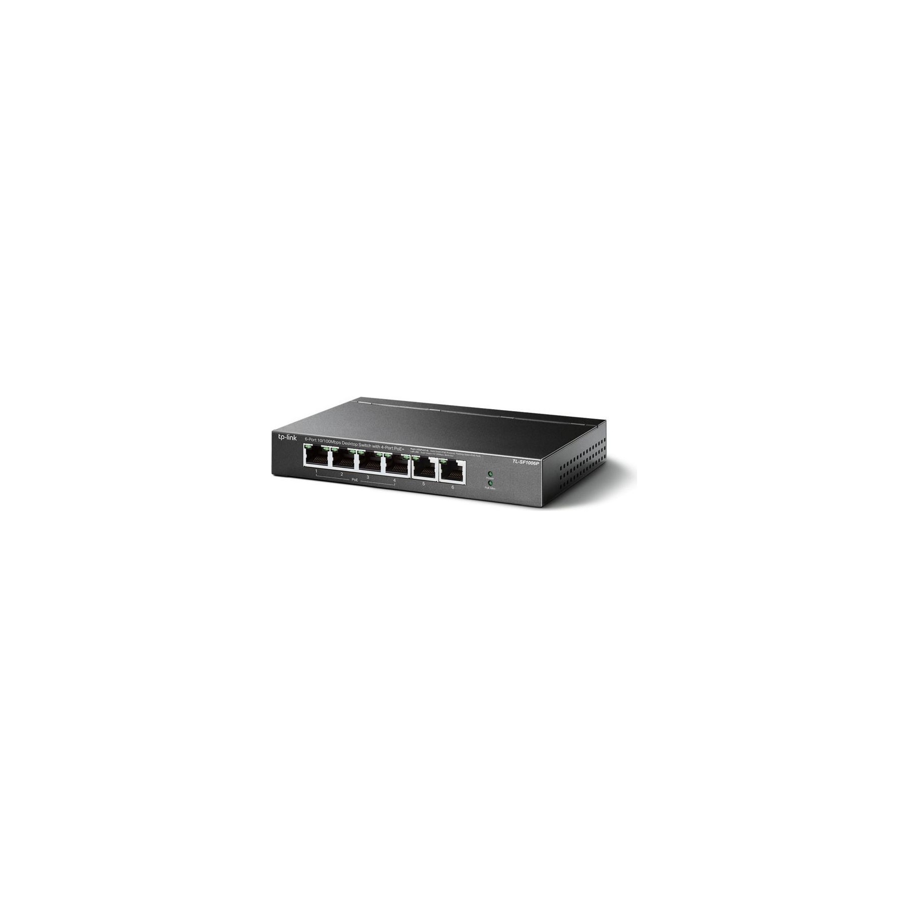 Switch ethernet TP-LINK TP-Link TL-SF1006P switch PoE+ 6 ports d