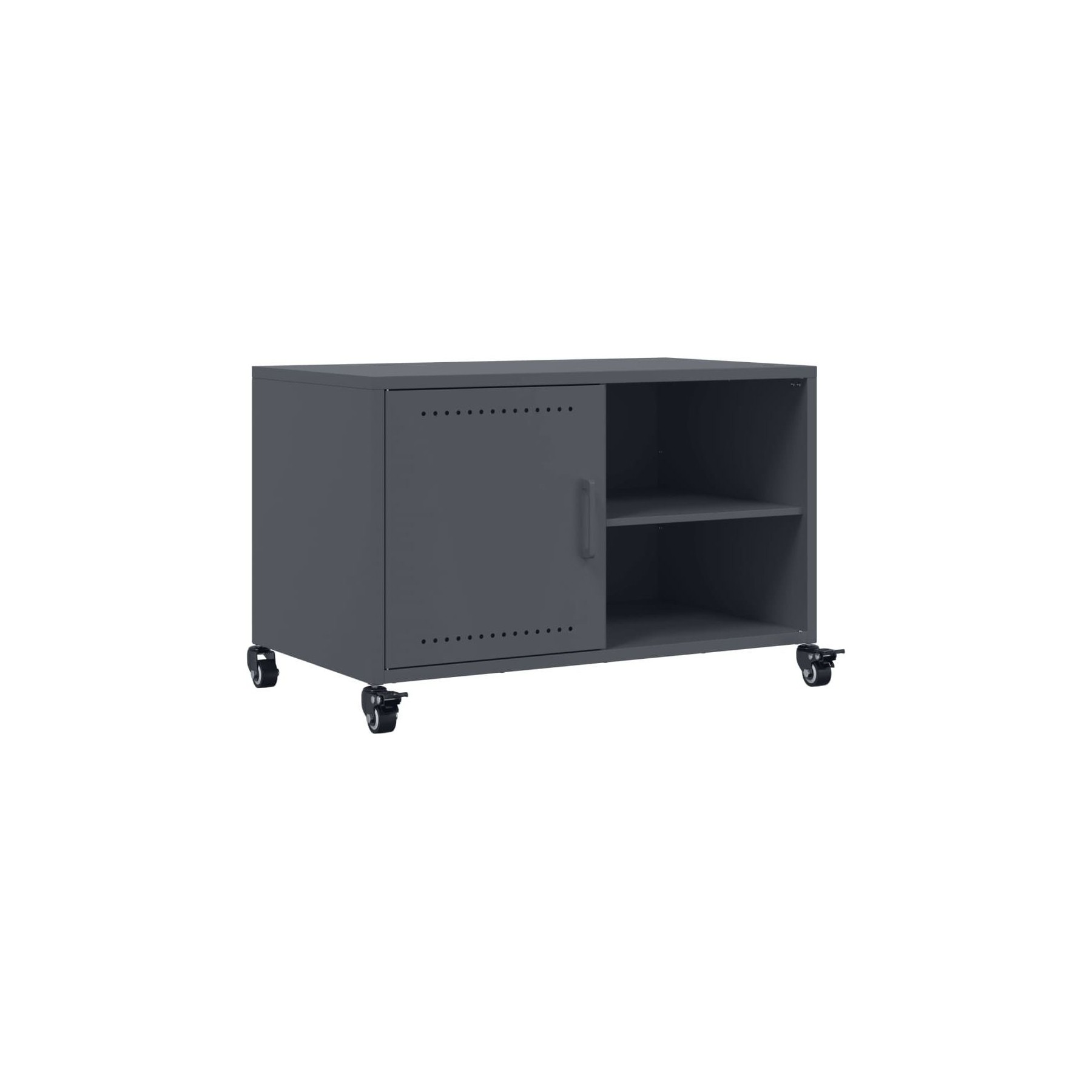 Meuble TV HELLOSHOP26 Meuble TV multimédia étagère télévision