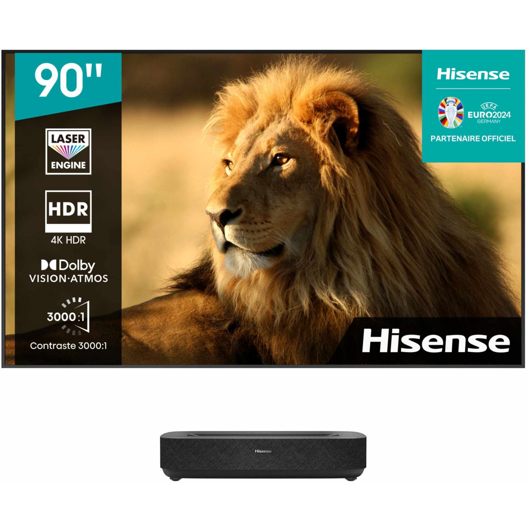 Projecteur HISENSE 90L5HD Laser TV + écran