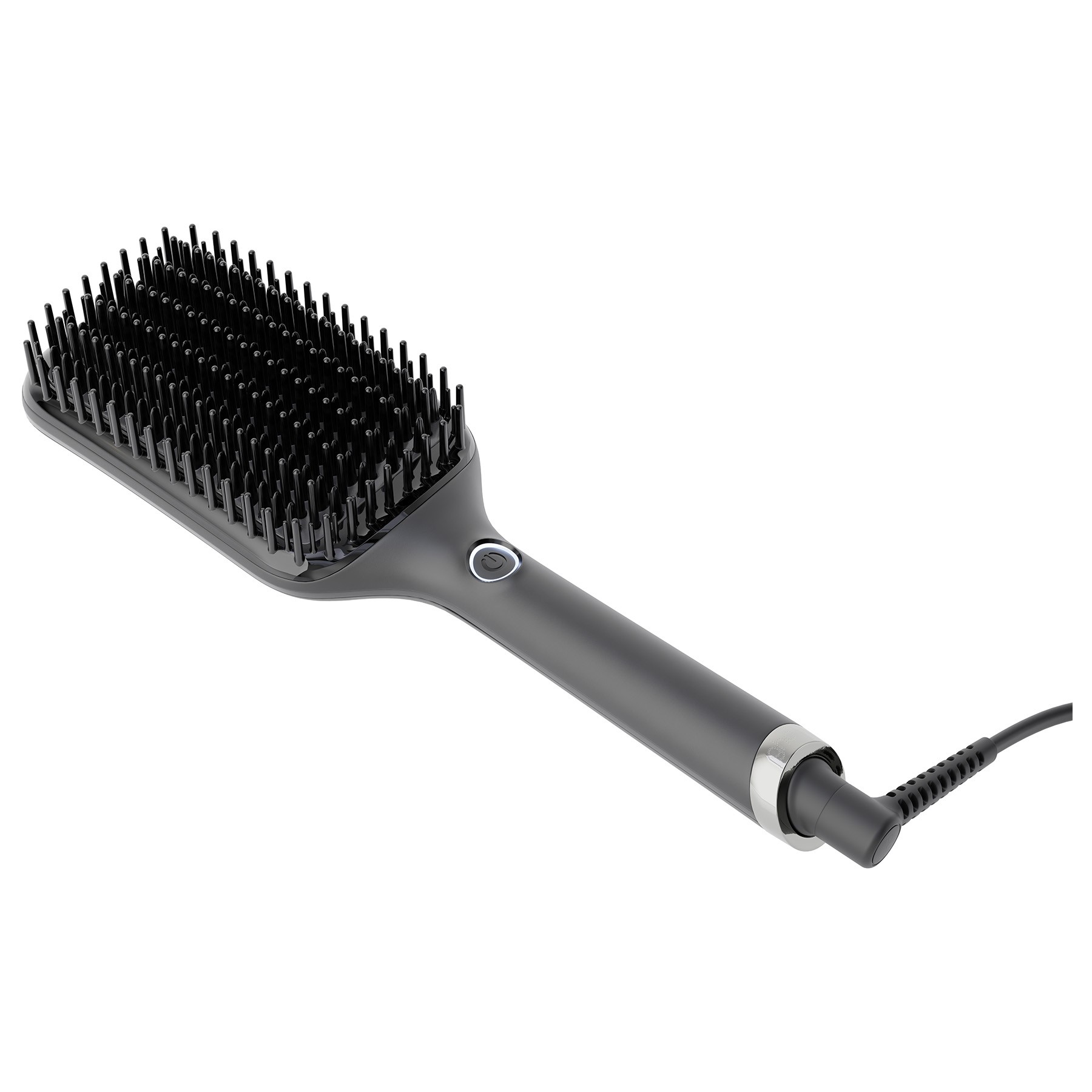 Brosse chauffante GHD professionnelle extra-large Glide+ M : lissage rapide des cheveux épais et bouclés dès 185°C