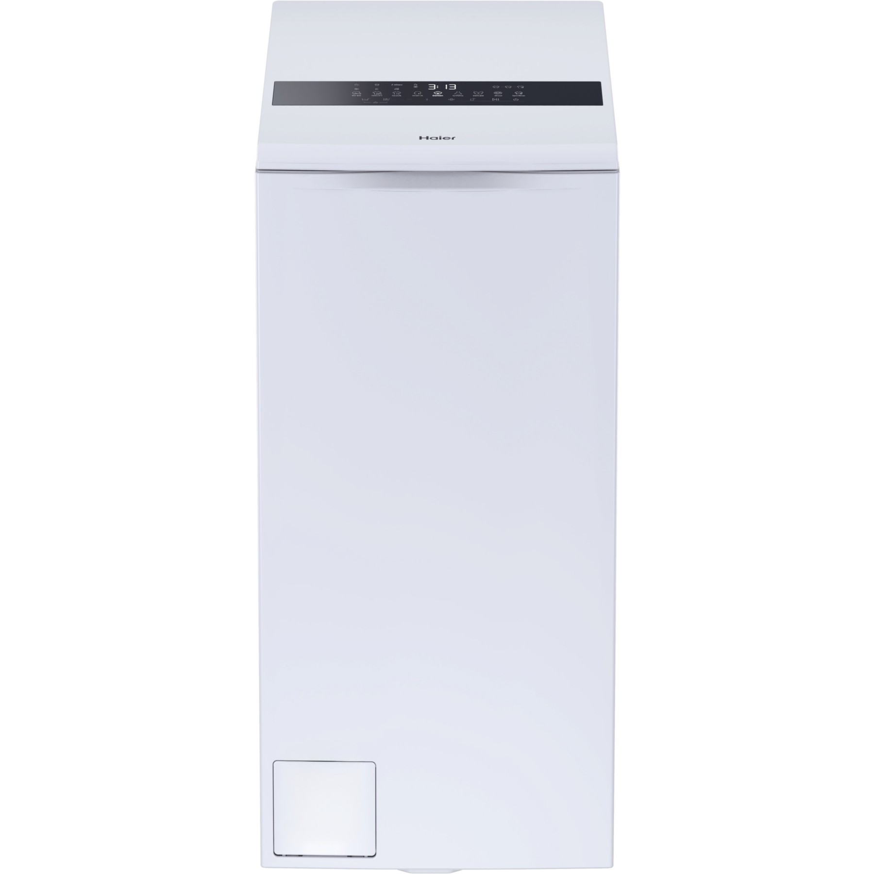 Lave linge top HAIER HW85-BPD13386U-S - 8,5 kg - 1300 tr/min - Classe A - Moteur induction - Autodosage - Connecté
