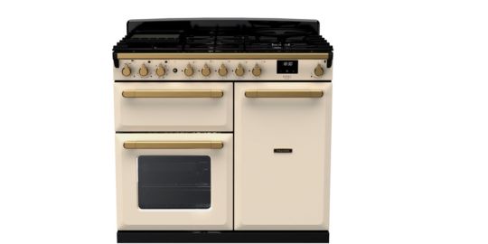 Piano de cuisson induction FALCON ESTEL DELUXE TAB IND 90 CM CREME PASTEL