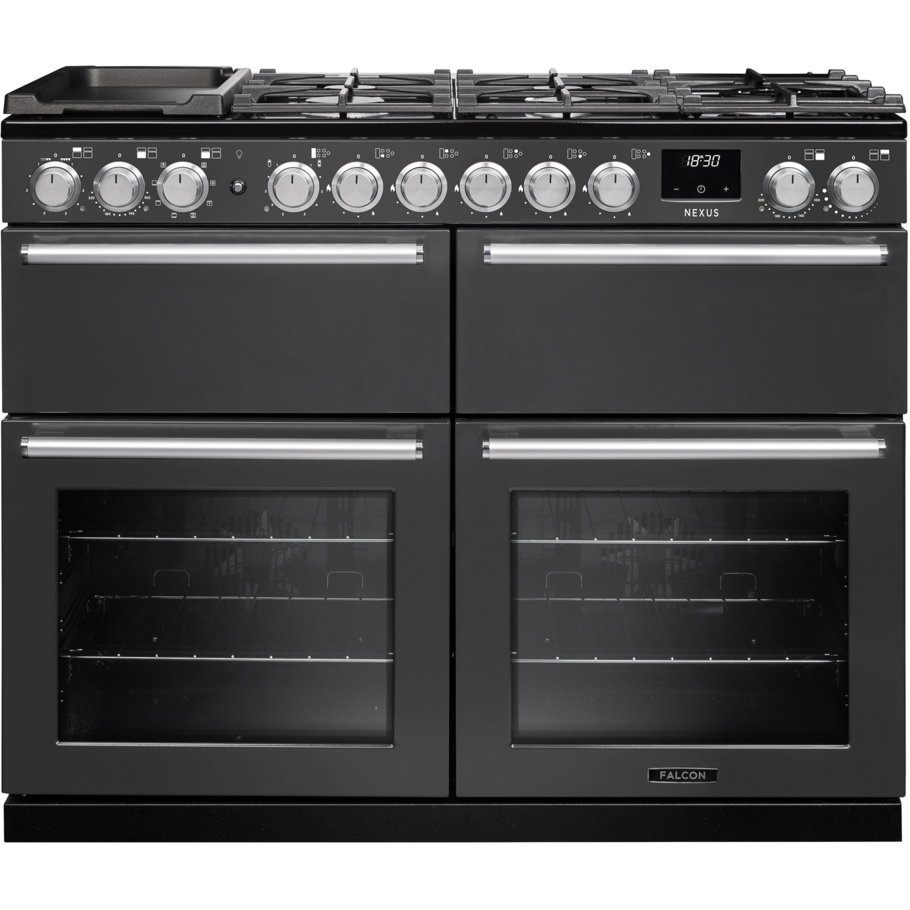Piano de cuisson mixte FALCON NEXUS NGC BC TAB MIX 110 CM  ARDOISE CHR