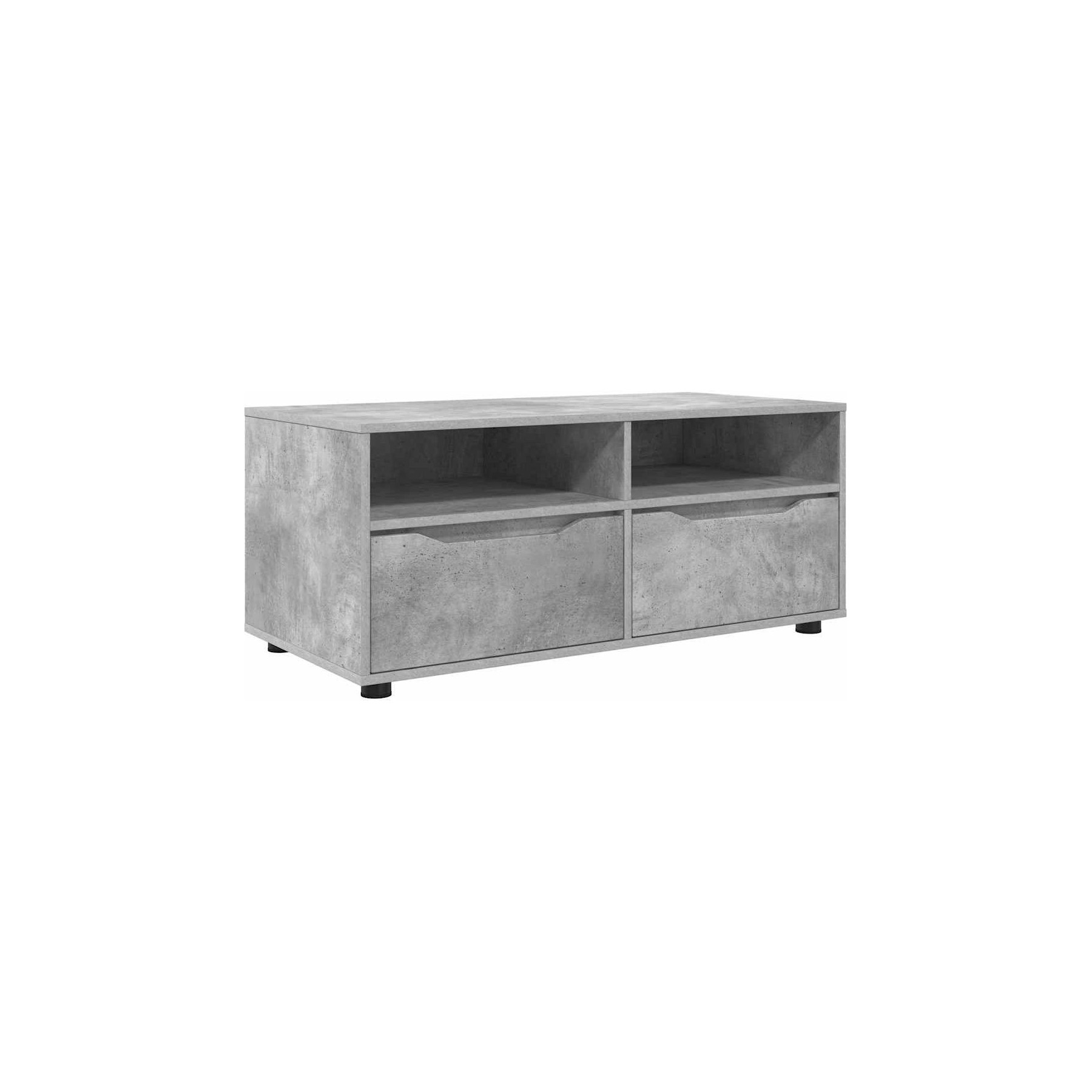 Meuble TV HELLOSHOP26 Meuble TV rectangulaire moderne avec éta