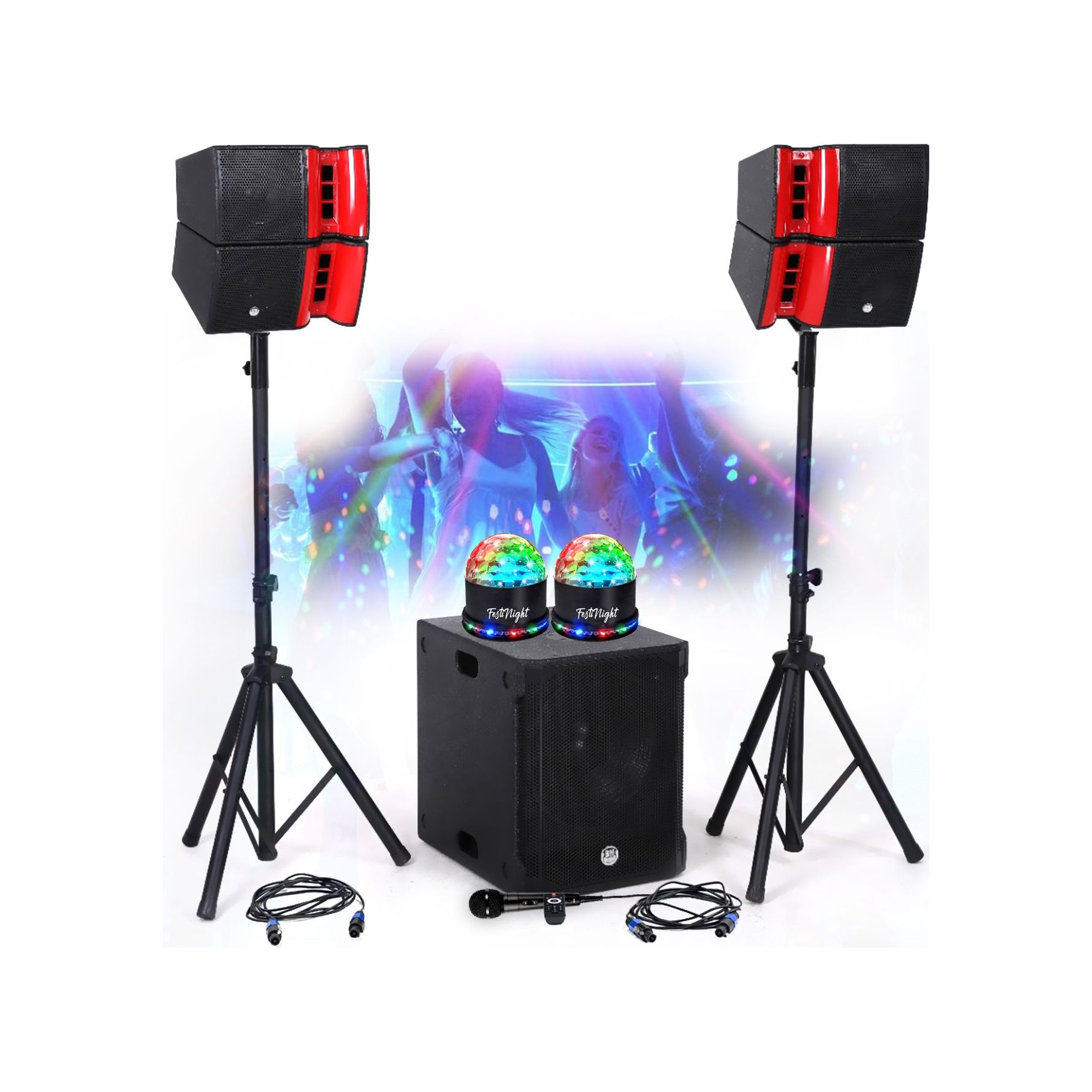 Pack sono BM SONIC Pack Sonorisation DJ complet 1200W BM SO