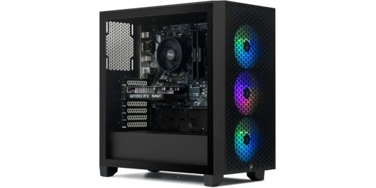 PC Gamer CORSAIR 3000D 55060XFR - AMD Ryzen 5 5500 - NVIDIA GeForce RTX 5060 - 16 Go RAM DDR4 - SSD 1 To - SANS OS