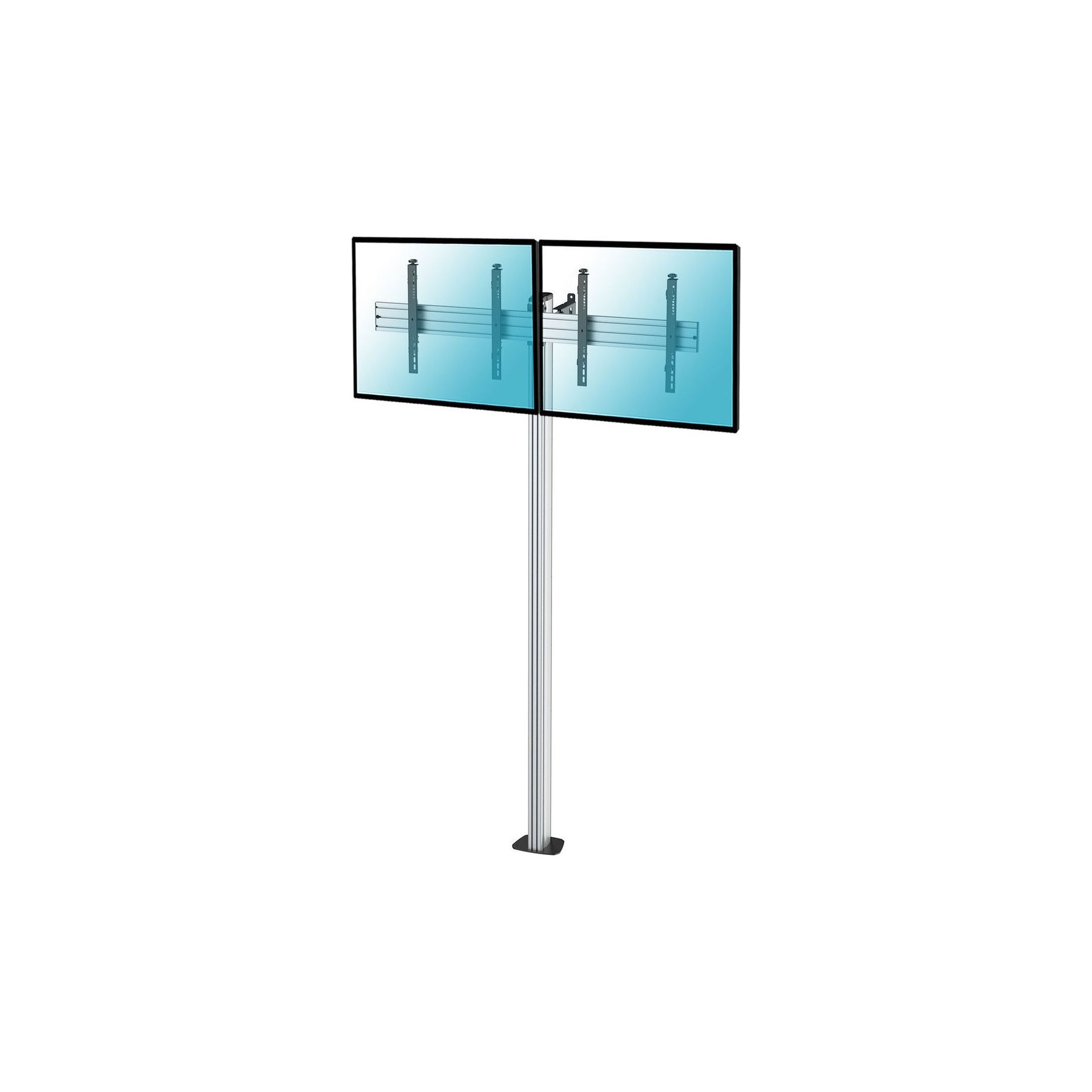 Pied TV KIMEX Support sur pied 2 écrans TV 43" - 49"