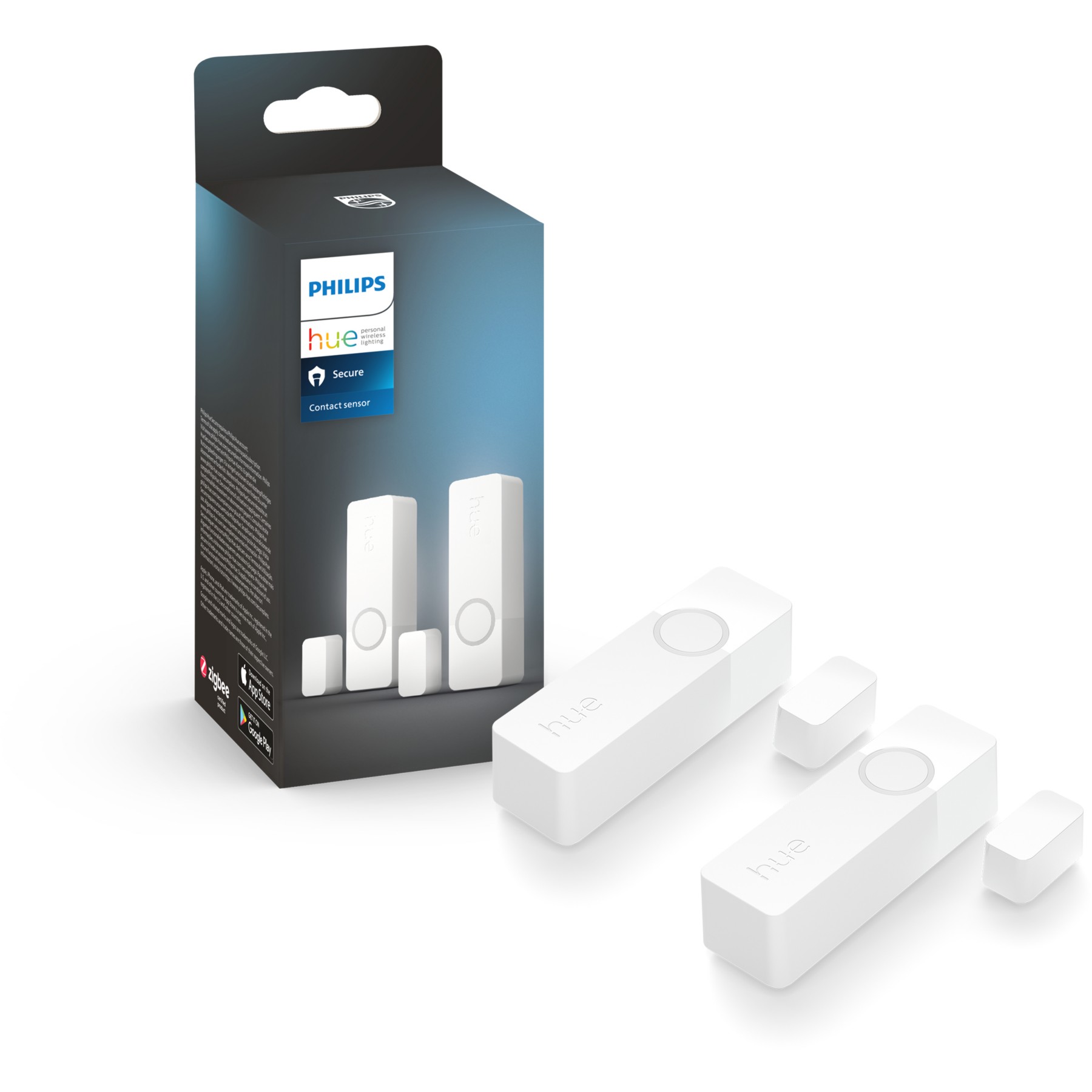 Détecteur d'ouverture PHILIPS HUE SECURE pack de 2 - Blanc