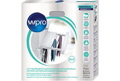 Kit de superposition WPRO SKP101 universel lave-linge/sèche-linge