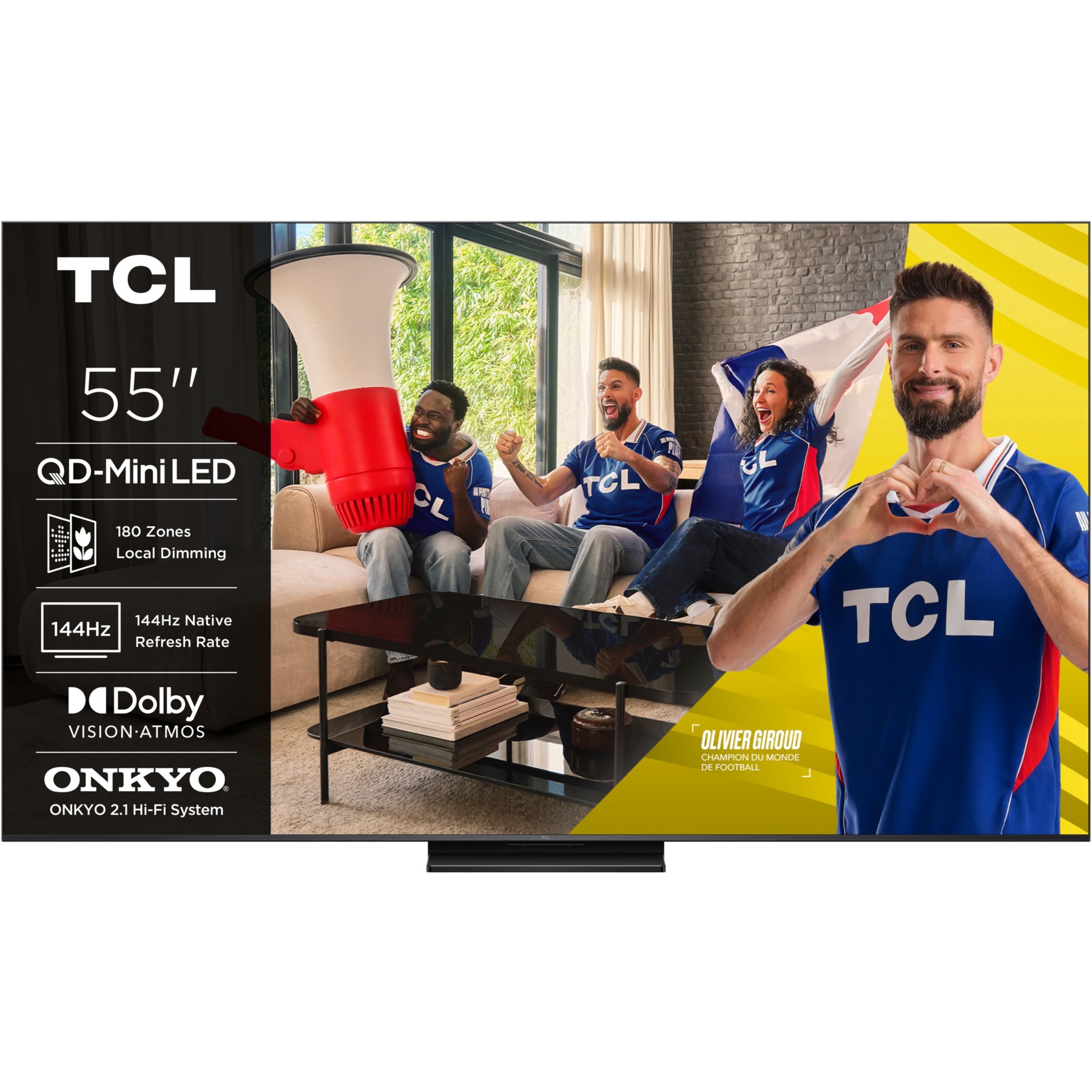 TV Mini LED TCL 55C69K PRO (2026) 55" (140 cm) - 144 Hz