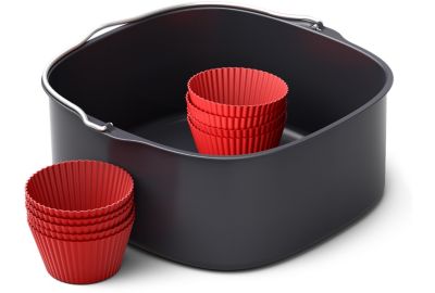 Plaque PHILIPS HD9957/00 Cuve 6.2L et moules à muffin pour Airfryers XXL