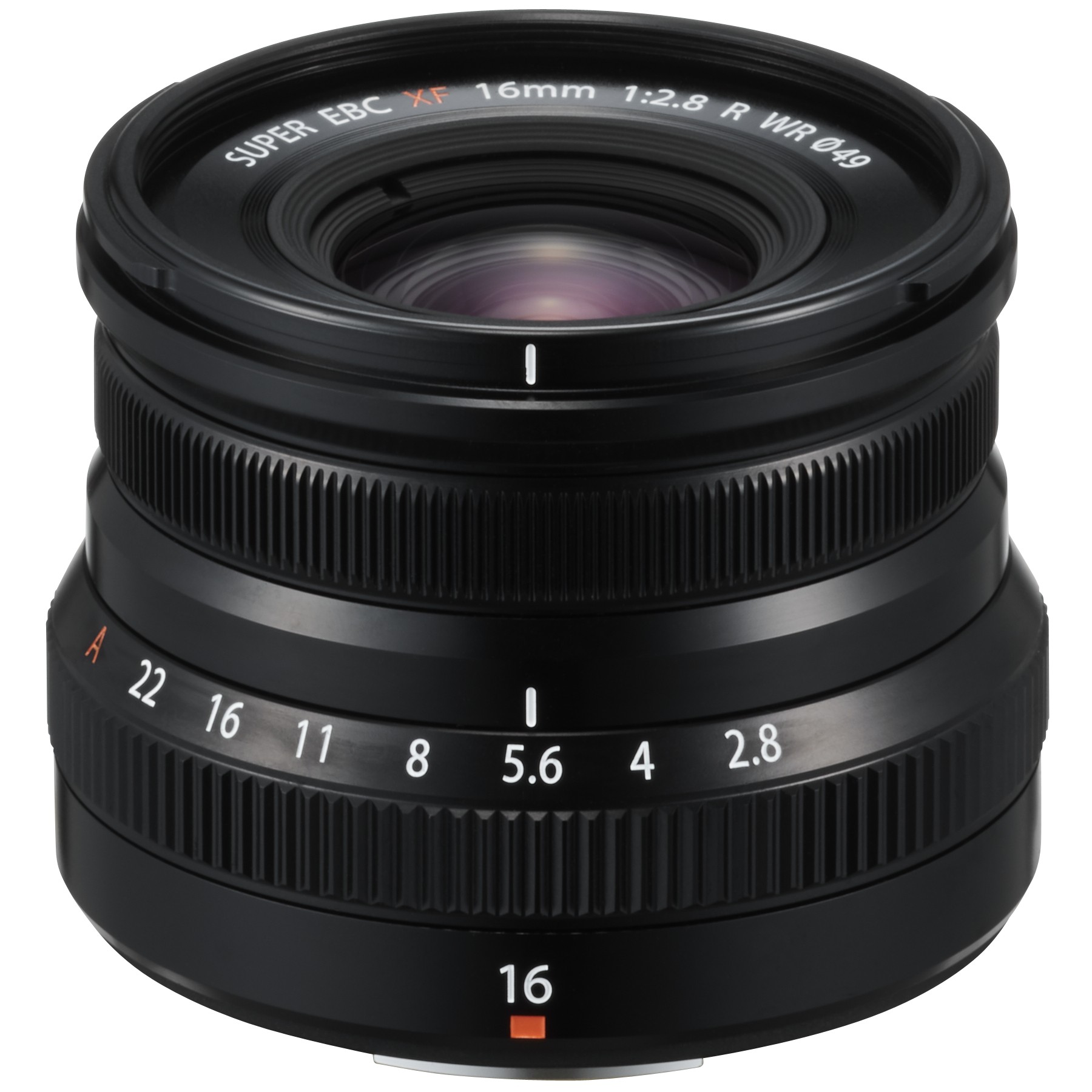 Objectif pour Hybride FUJIFILM XF16mm F2.8 R WR Noir
