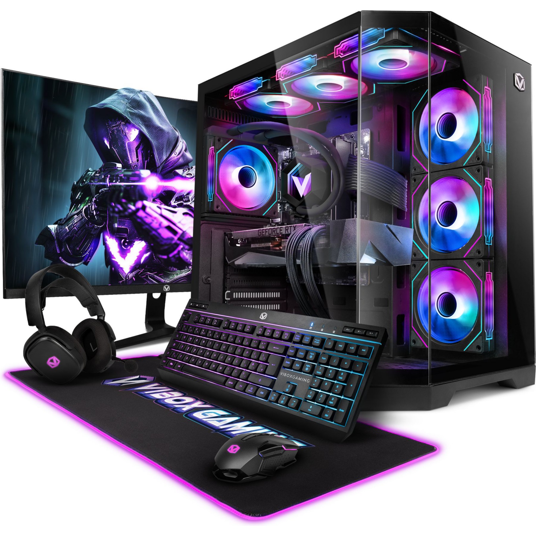 PC Gamer VIBOX 9800X3D • RX 9070 XT • 32 Go • 1 To SSD