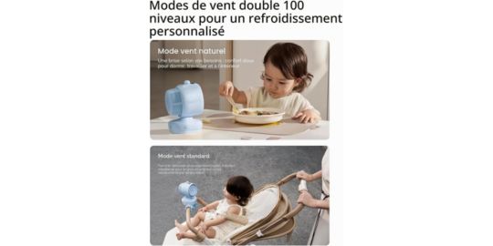 Ventilateur JISULIFE STROLLER FAN 3