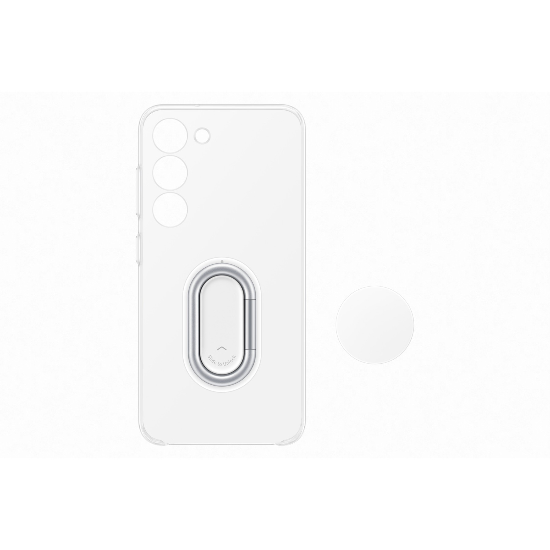 Coque SAMSUNG S23 transparente support amovible