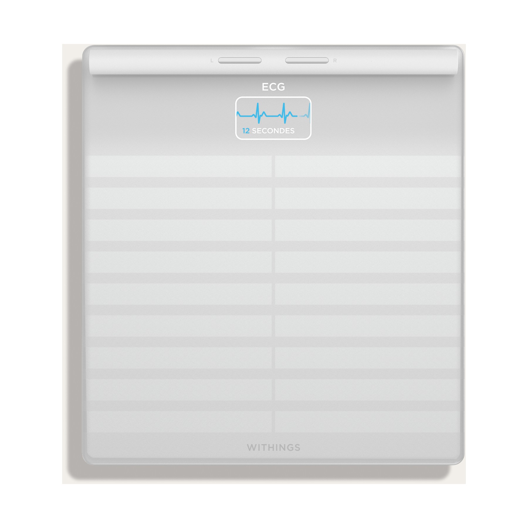 Pèse personne connecté WITHINGS Body Scan Blanche