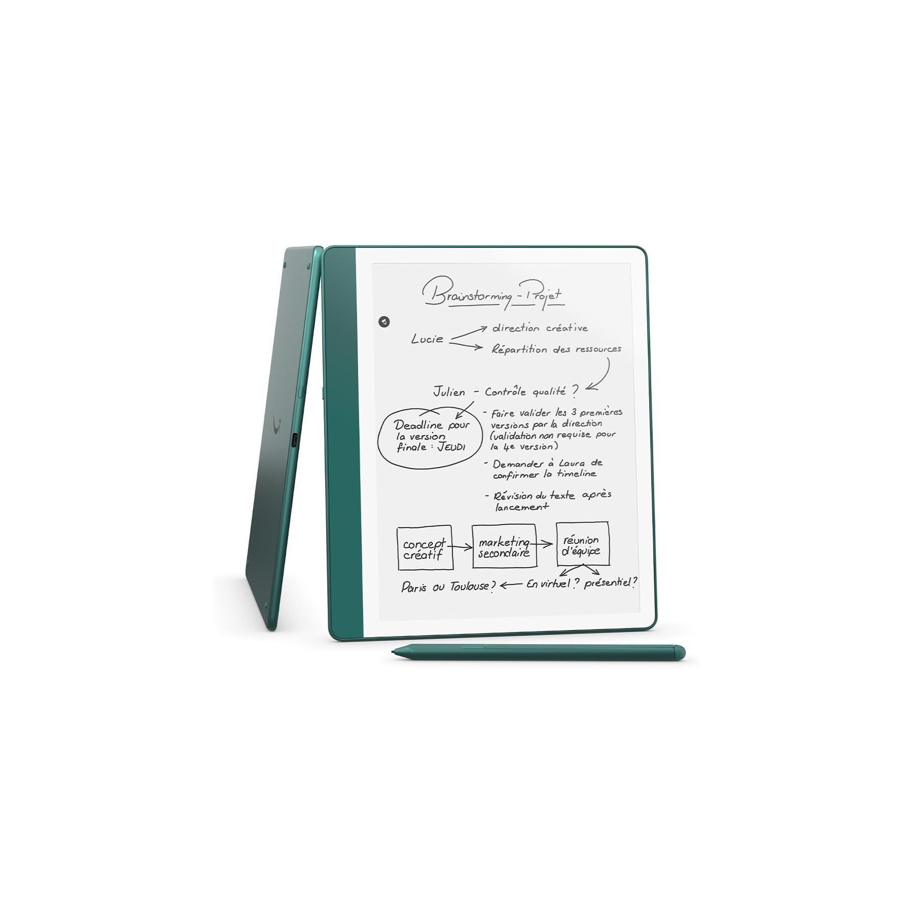 Bloc-notes numérique AMAZON Kindle Scribe 2024 64Go Vert