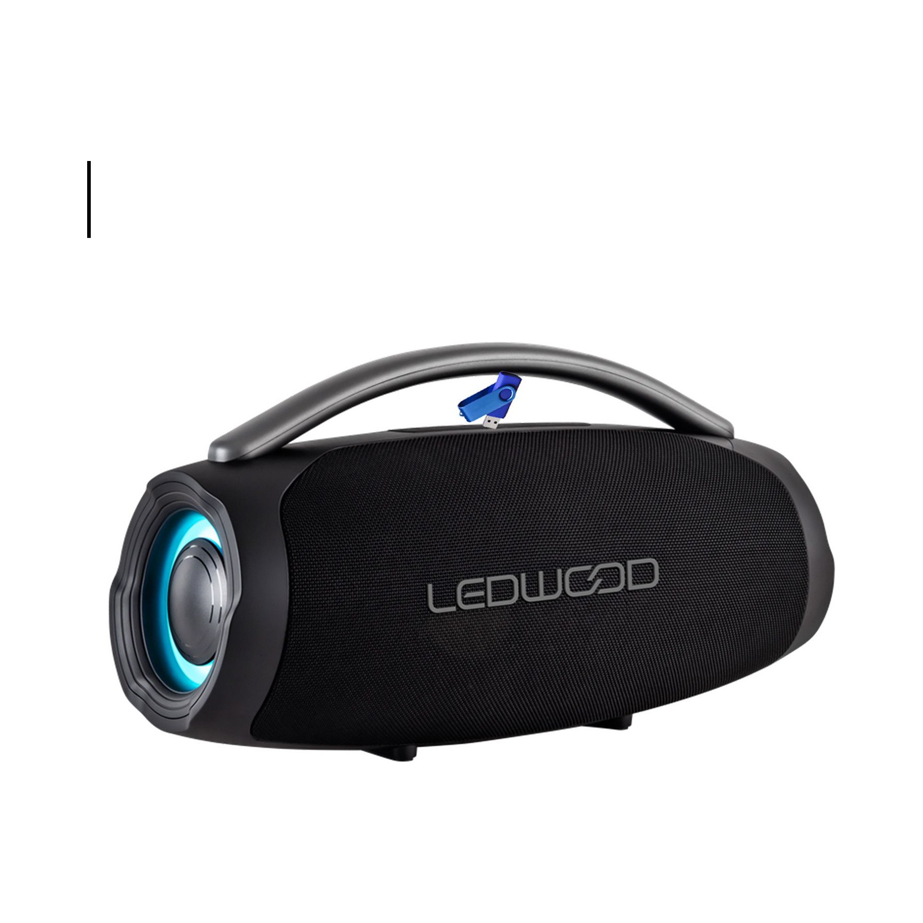 Enceinte nomade LEDWOOD Xtreme360 méga Enceinte Bluetooth 360W E