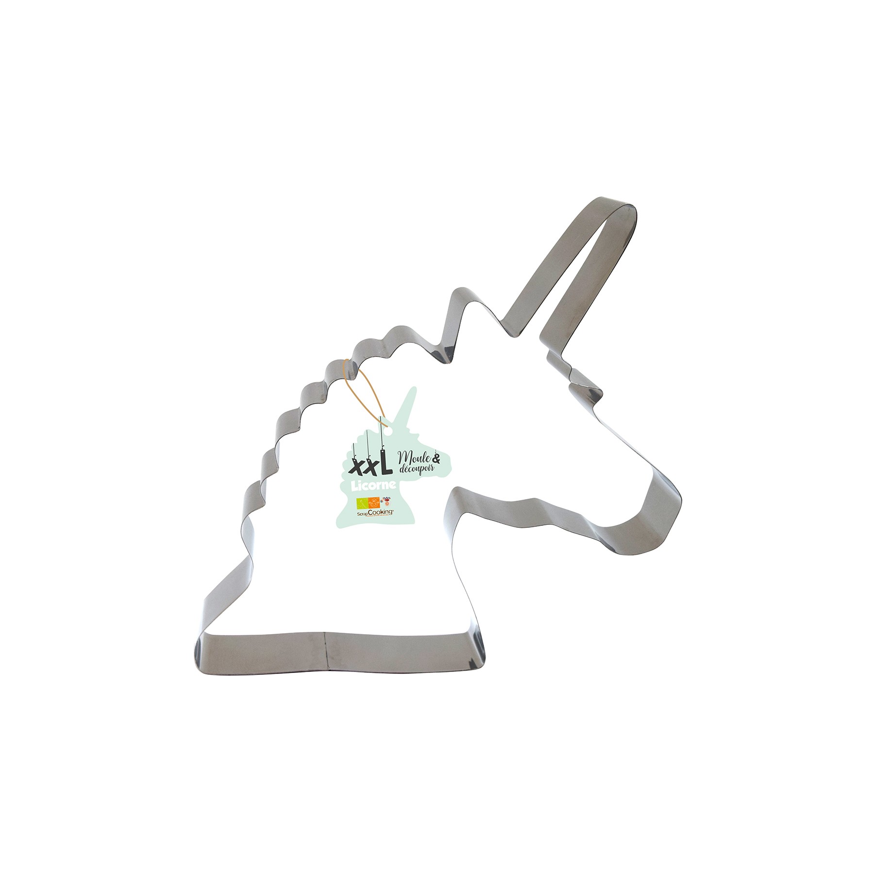 Emporte pièces SCRAPCOOKING decoupoir inox XXL Licorne