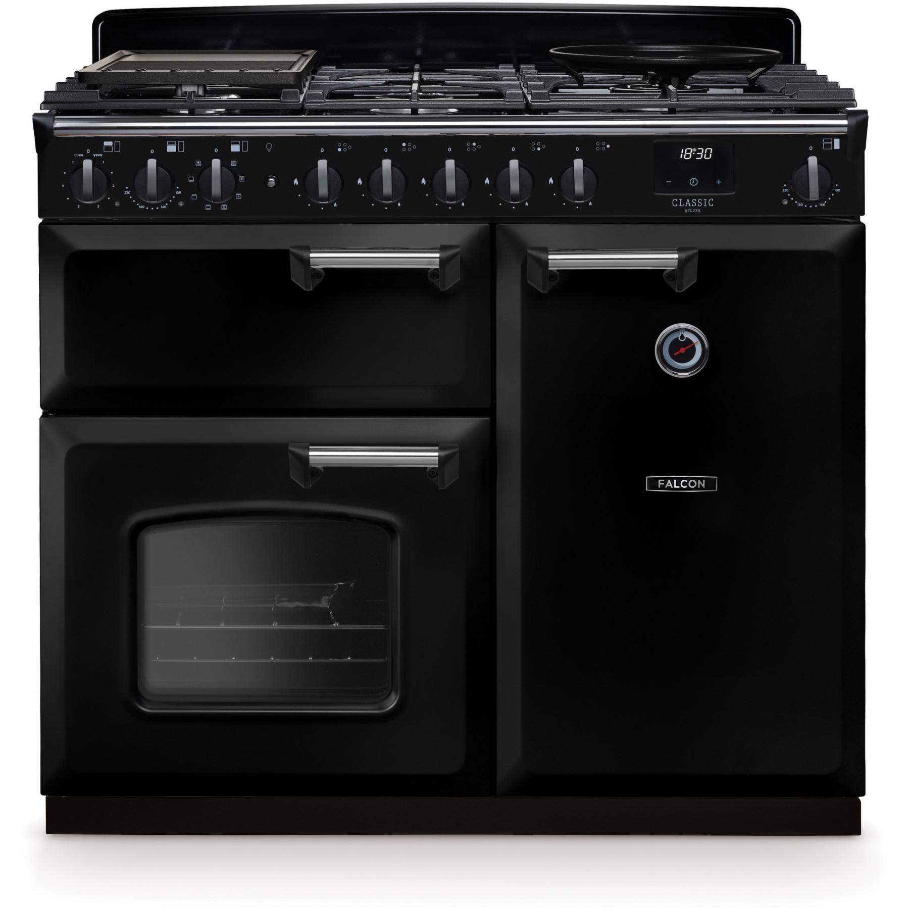 Piano de cuisson gaz FALCON NGC TAB GAZ 100 CM NOIR CHROME