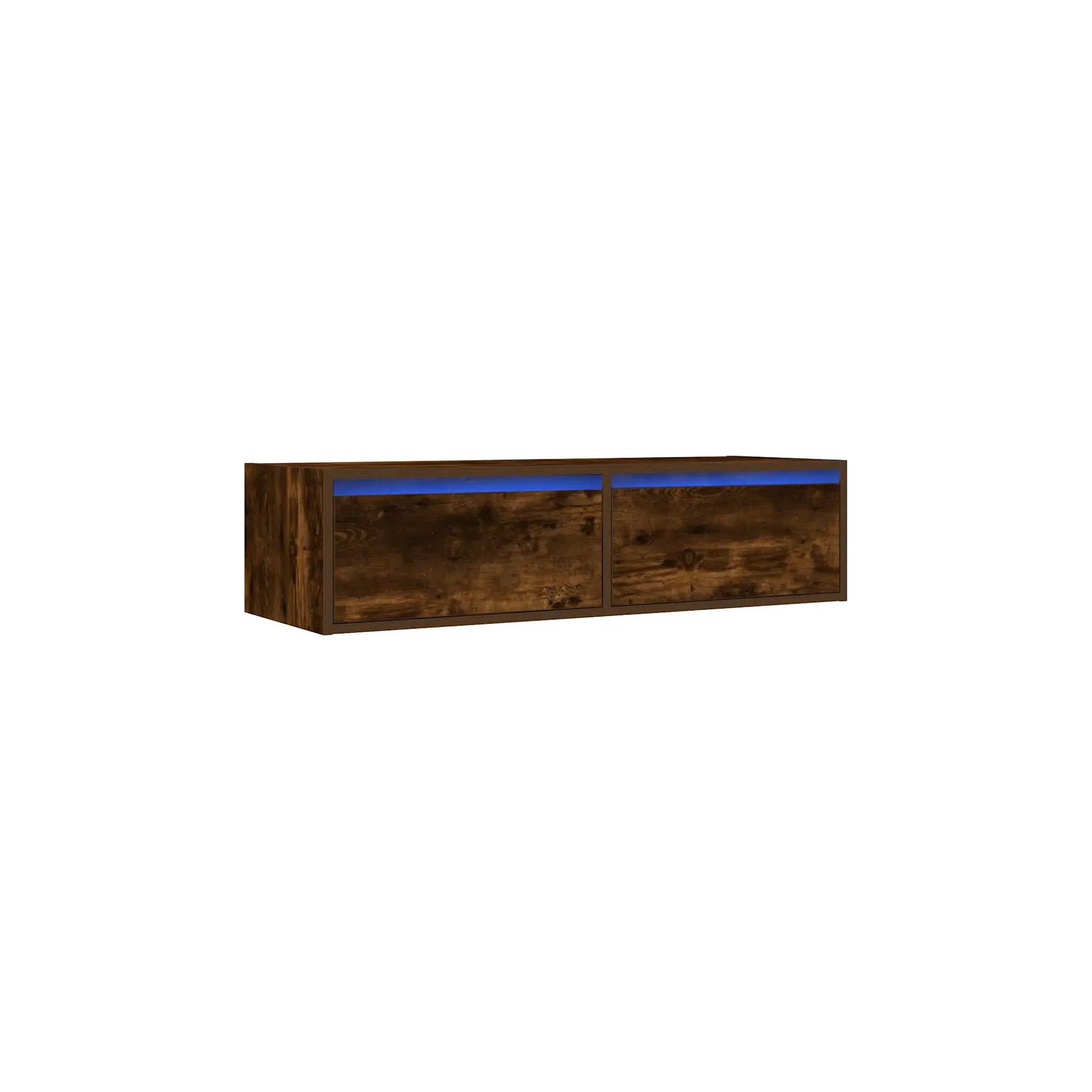 Meuble TV HELLOSHOP26 Meuble TV mural moderne éclairage LED 10