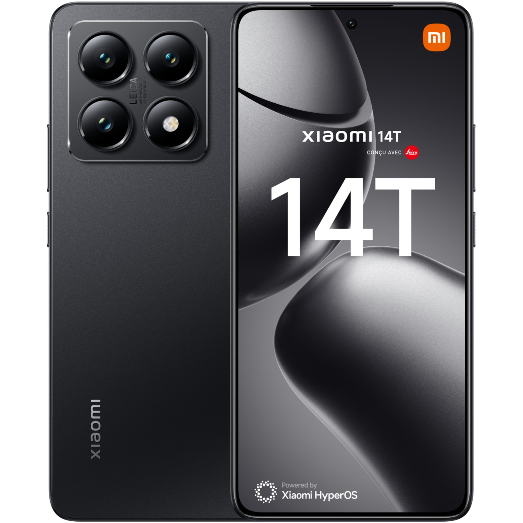Smartphone XIAOMI 14T conçu avec Leica Noir 256Go Reconditionné