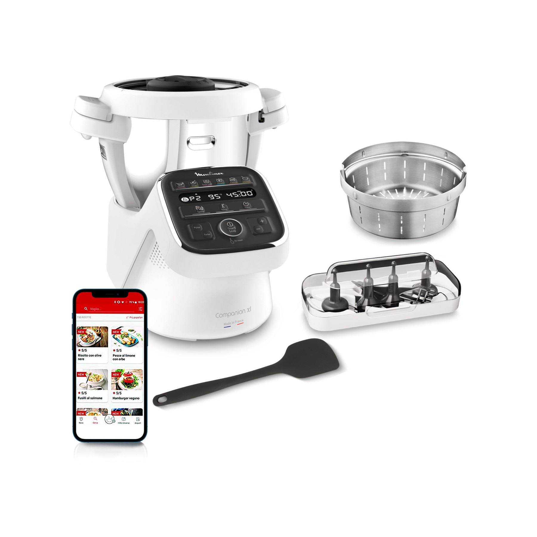 Robot cuiseur MOULINEX companion XL HF80DB10