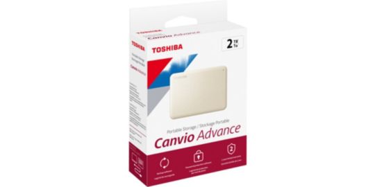 Disque dur externe TOSHIBA Canvio Advance 2 To beige