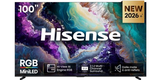 TV RGB HISENSE 100UR8S (2026) 100" (253 cm)