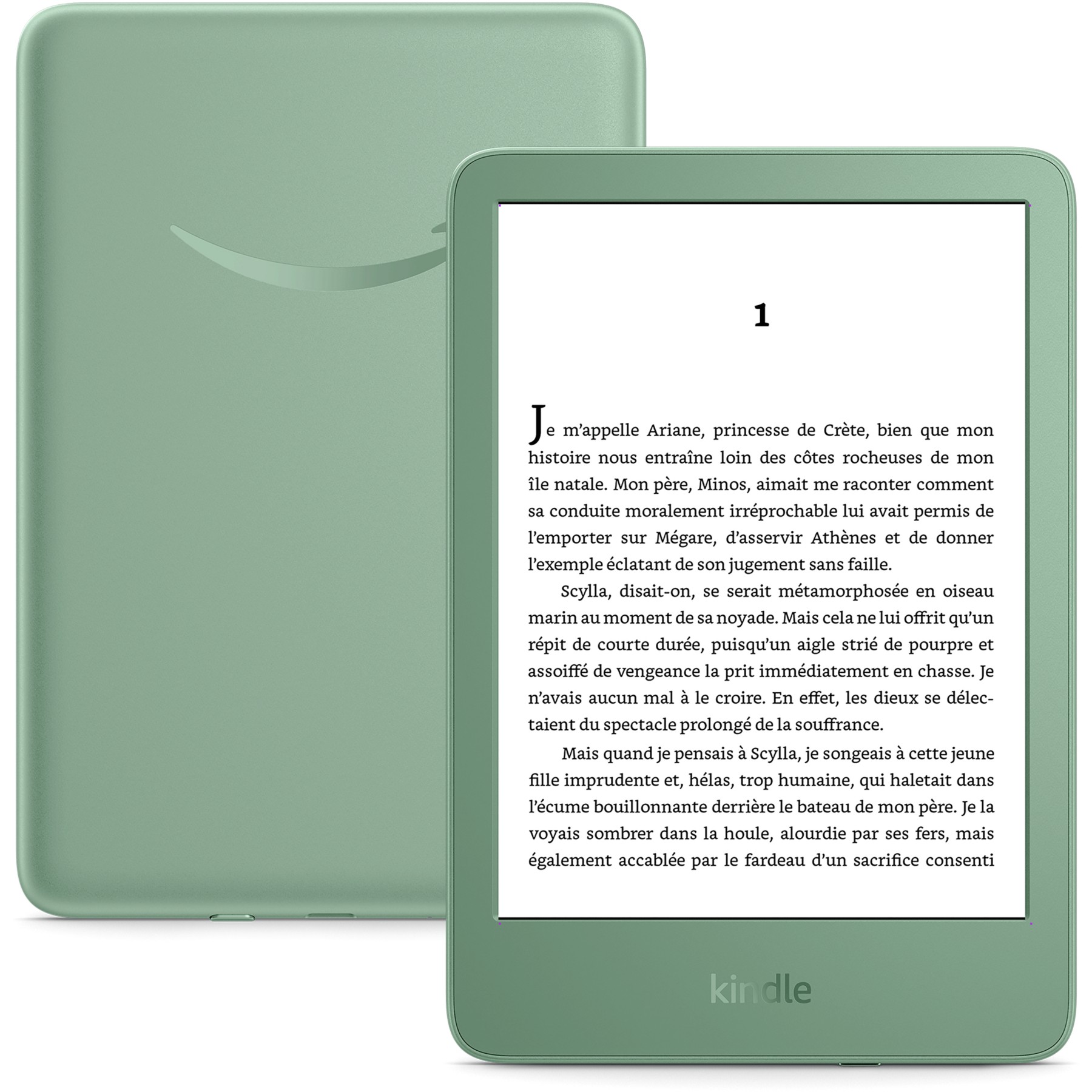 Liseuse eBook AMAZON Kindle 16 Go Vert Matcha (modèle 2024)