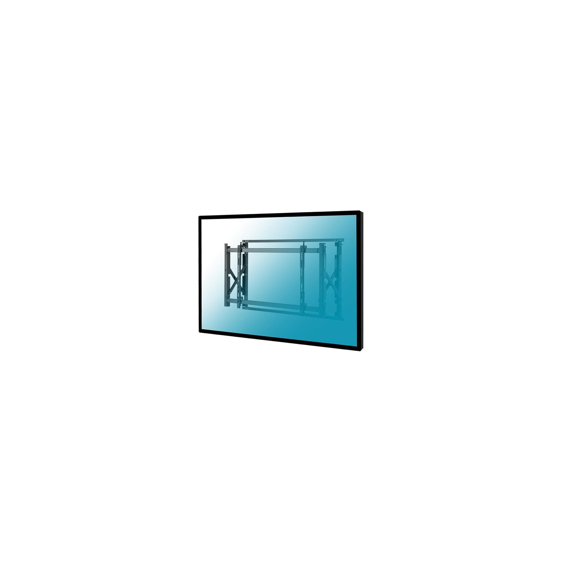 Support mural TV KIMEX mur d´image écran TV 32"-55", push pull