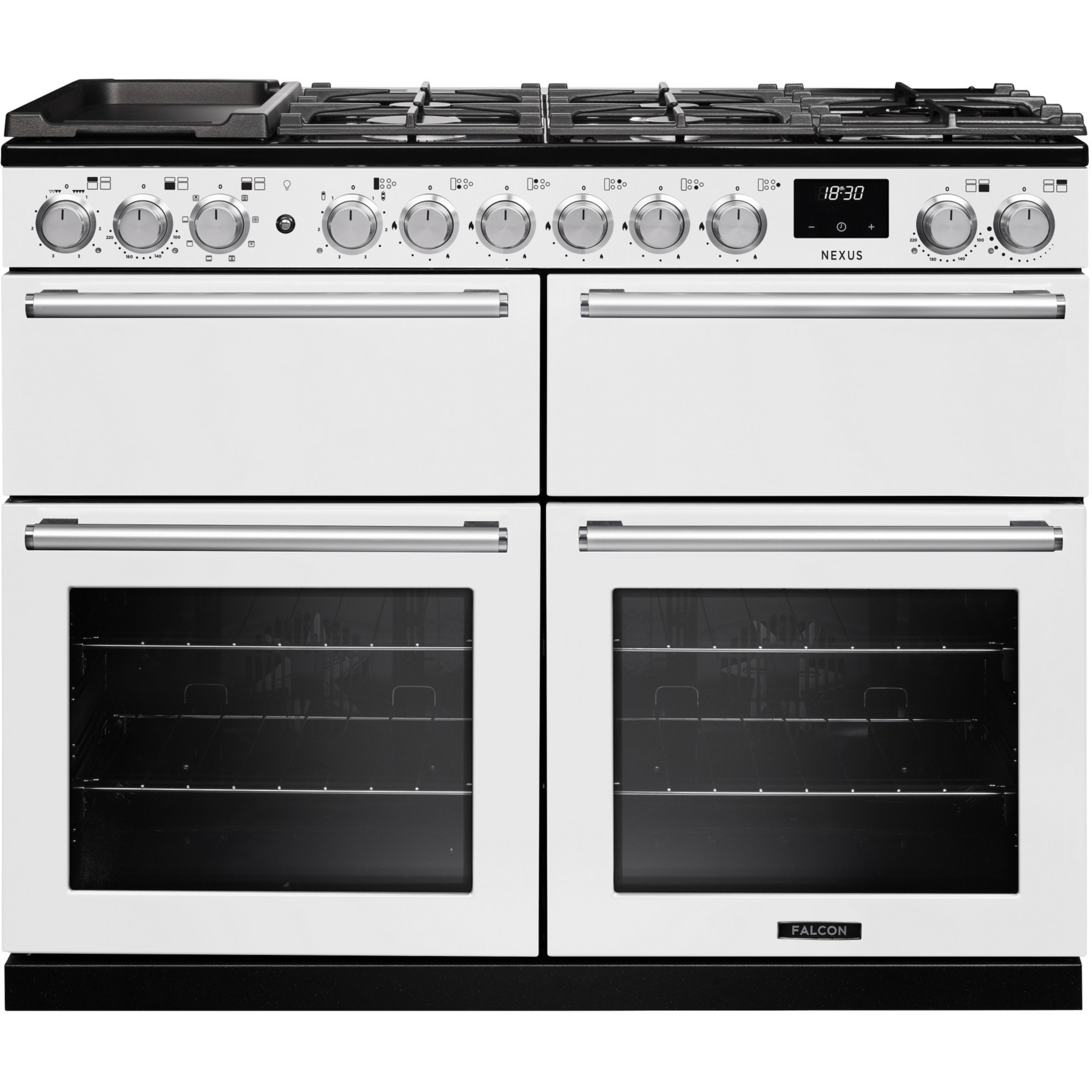 Piano de cuisson mixte FALCON NEXUS NGC BC TAB MIX 110 CM  BLANC CHROM