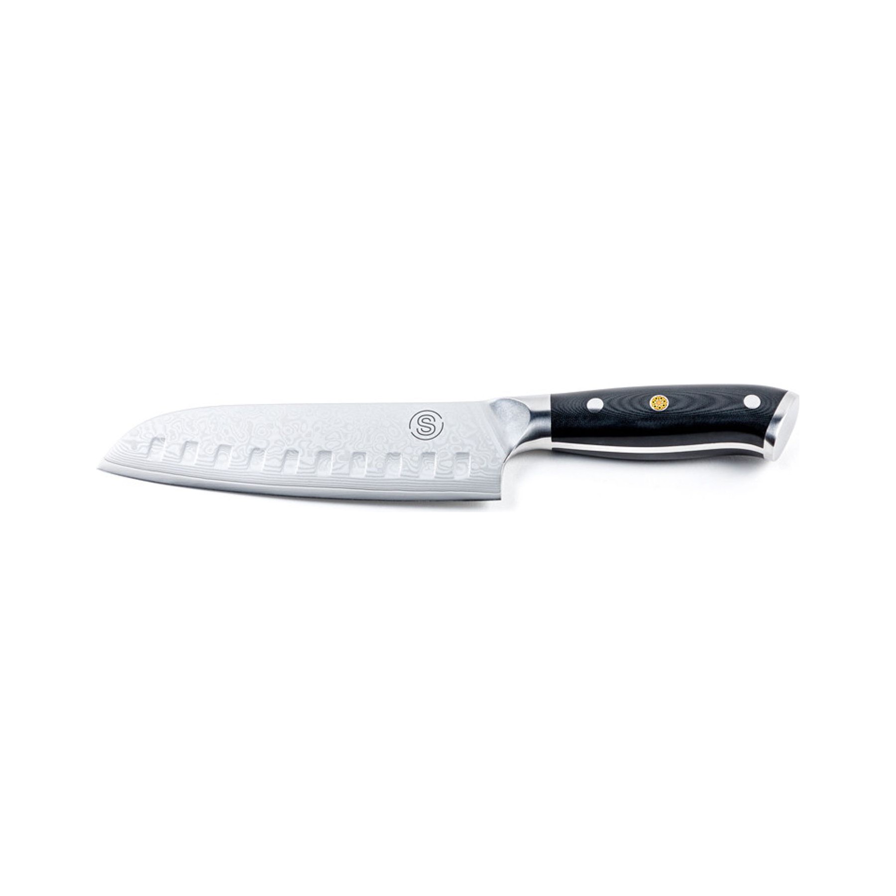 Ustensile barbecue SOMAGIC Couteau SANTOKU 7 pouces, Gamme Signatur